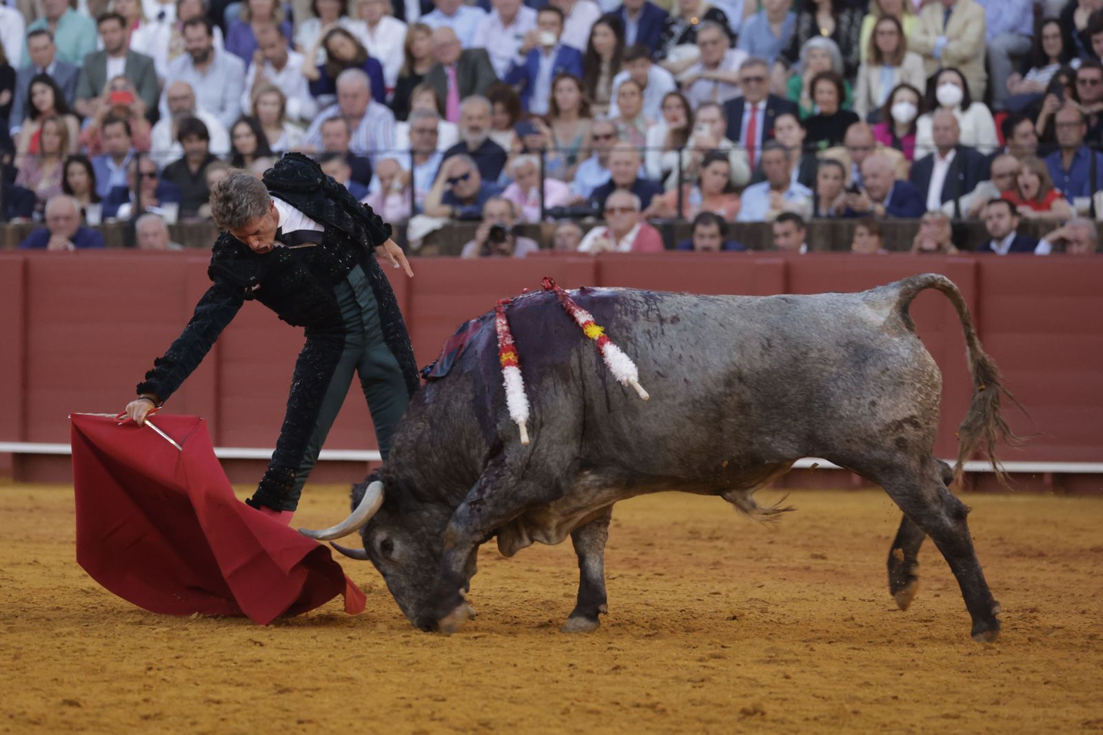 Las imágenes de la corrida de los Victorinos en la Maestranza de Sevilla