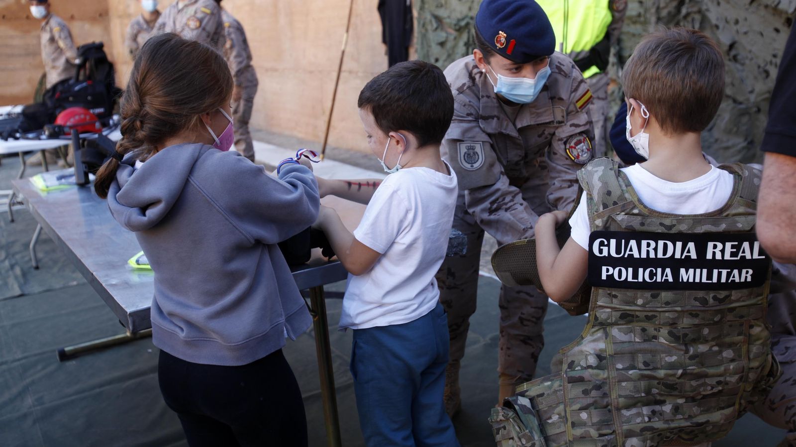 Uno de los objetivos del ejercicio 'Huelva 21' es dar a conocer la Guardia Real entre los onubenses