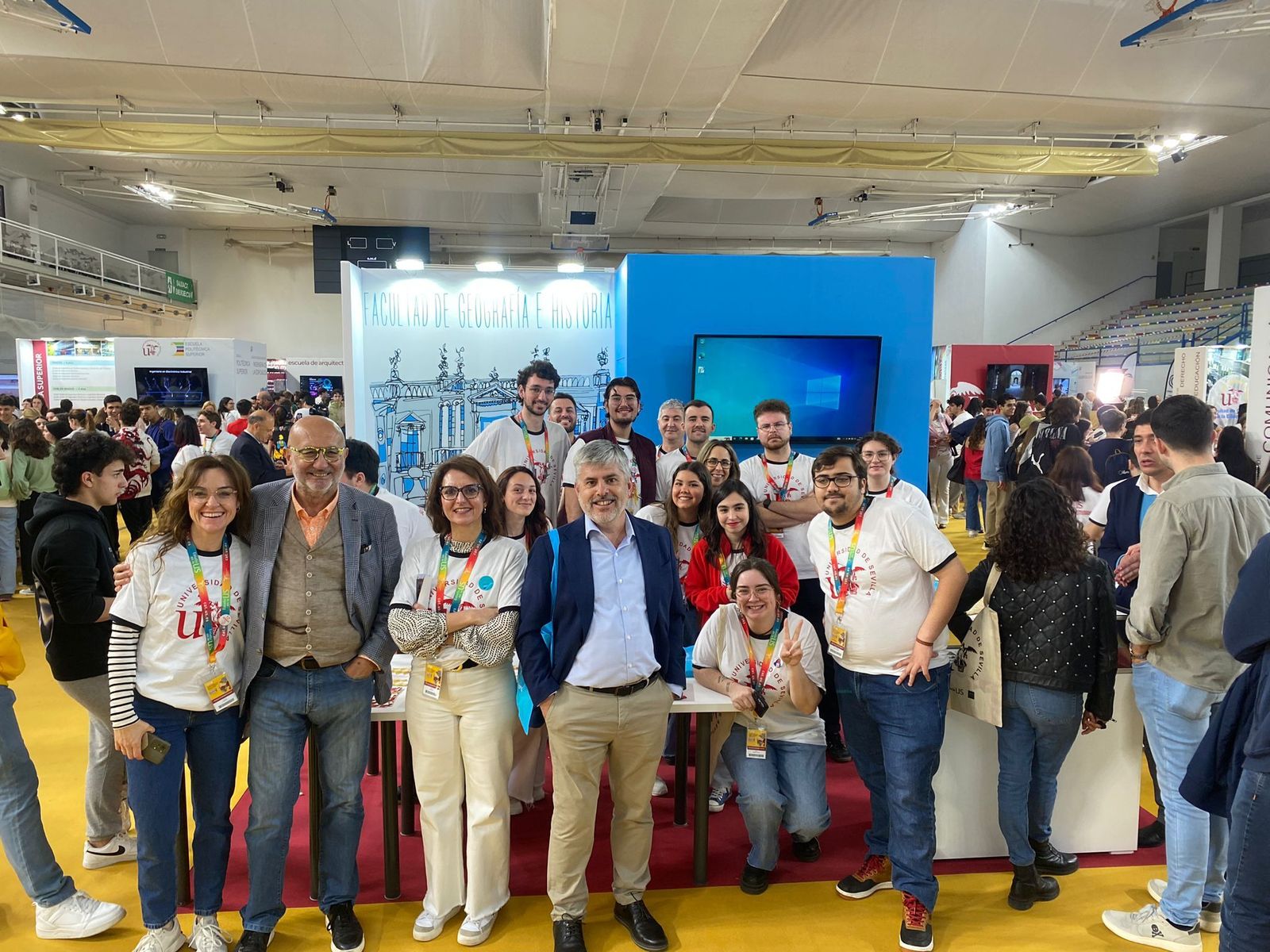 Manuel Marchena visitó el Salón Internacional del Estudiante de la Universidad de Sevilla
