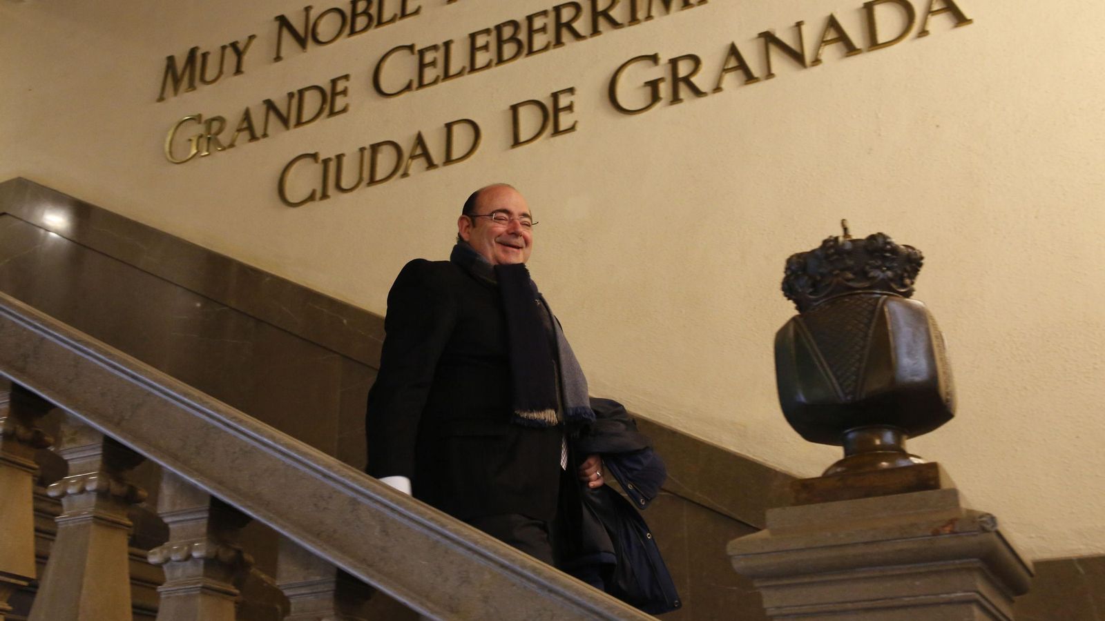 Sebastian  Perez, tras dimitir como presidente del PP de Granada.