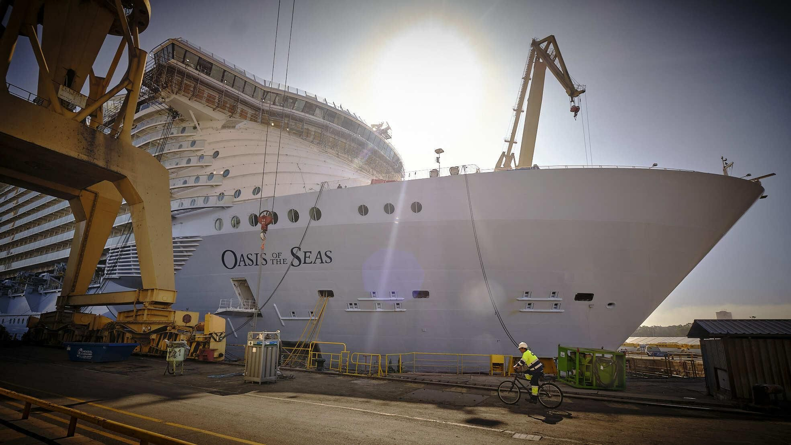 Obras en el buque 'Oasis of the Seas' Obras en el buque 'Oasis of the Seas'