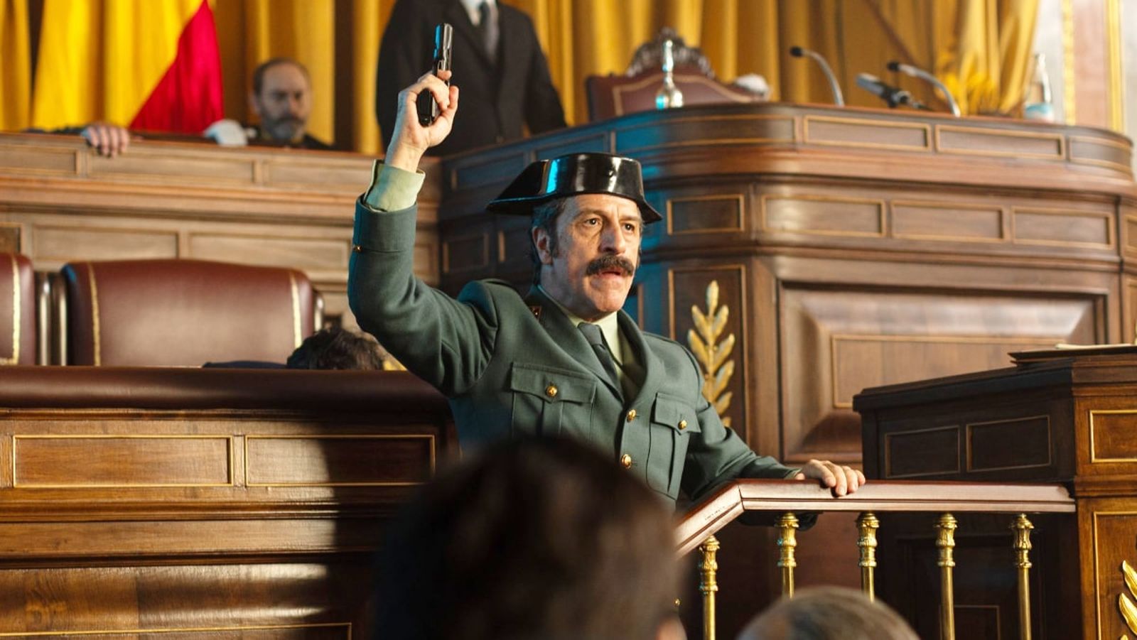 Tejero en la serie sobre el 23 F, de Alberto Rodríguez, 'Anatomía de un instante'