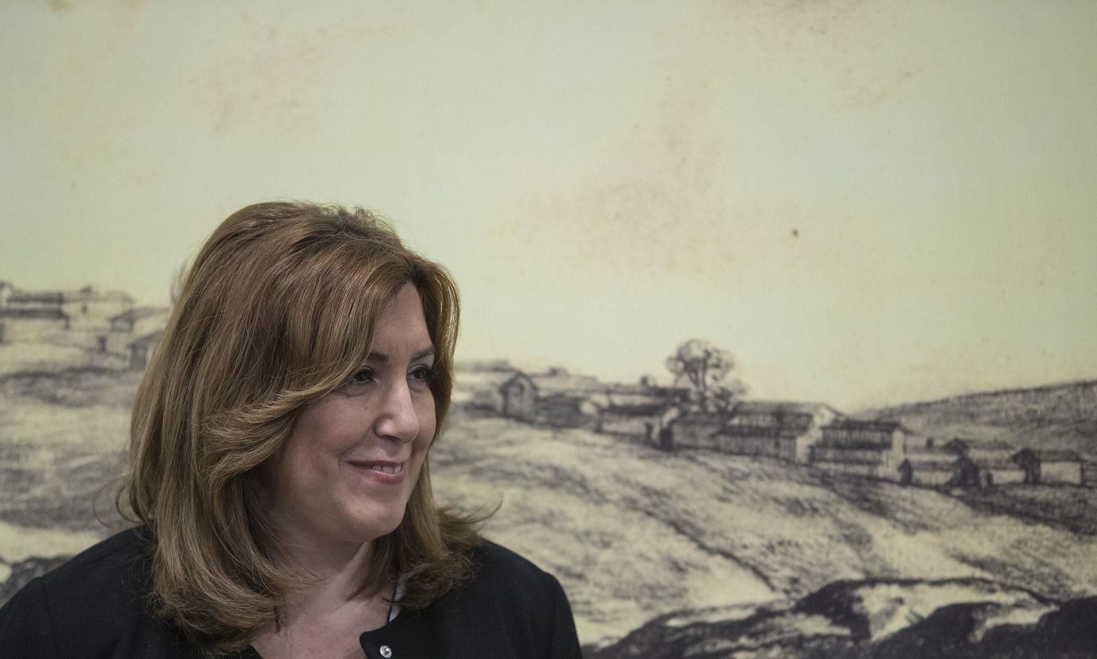 Susana Díaz en Castilblanco de los Arroyos.