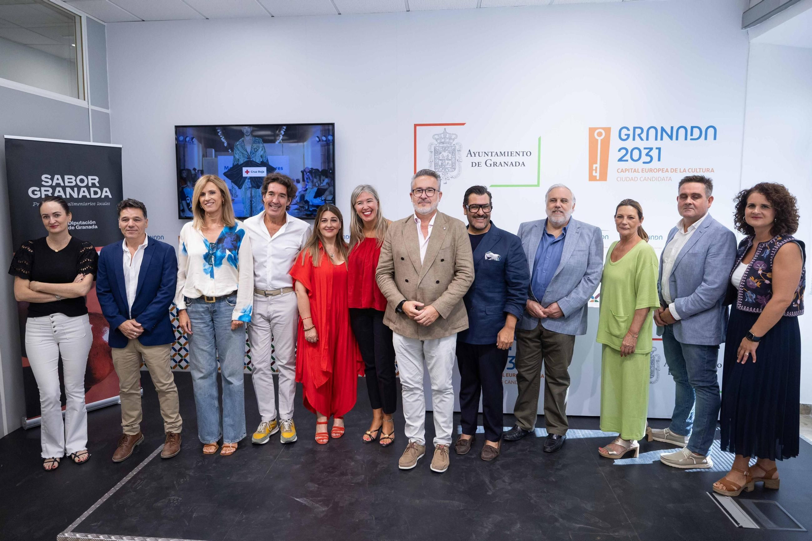 Presentación de la pasarela de Cruz Roja.