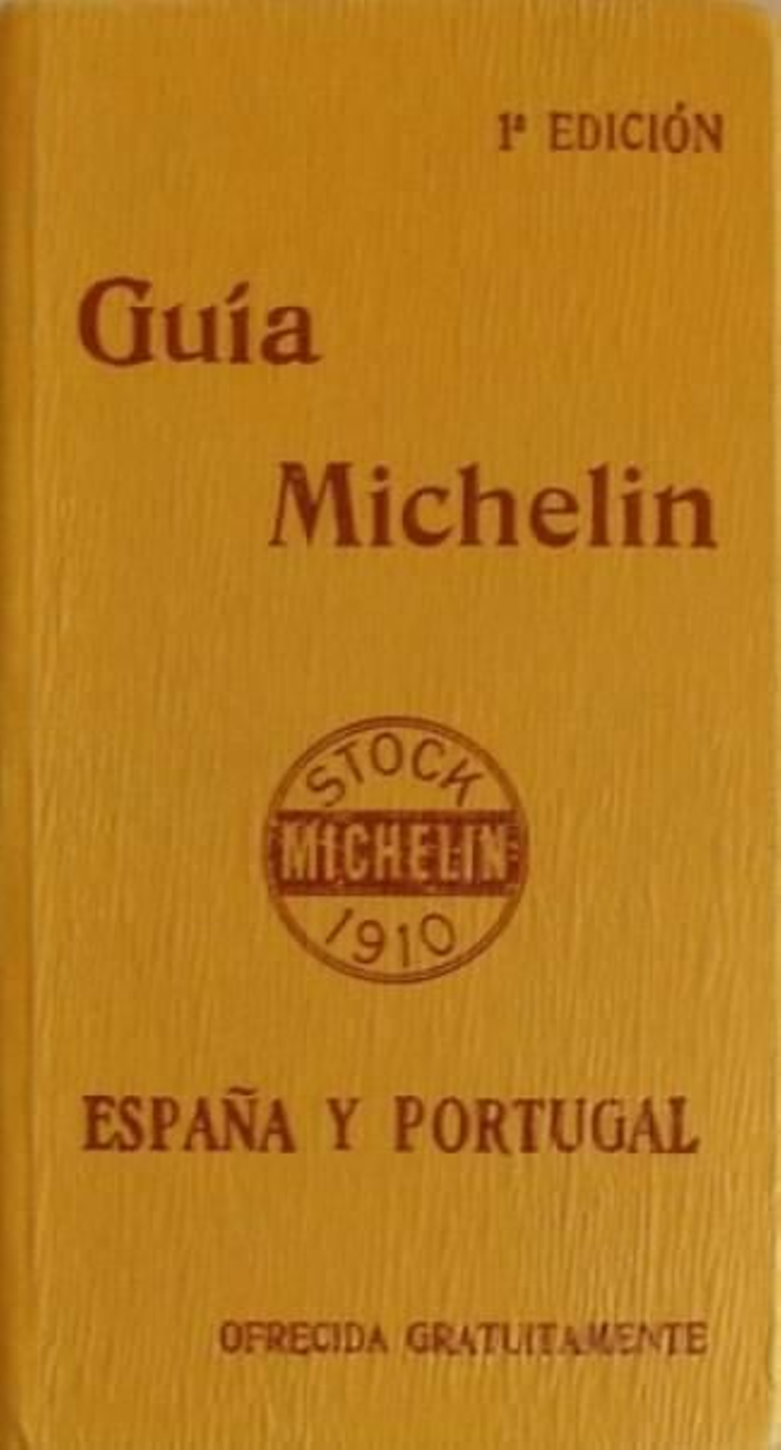 Primera guía Michelin.