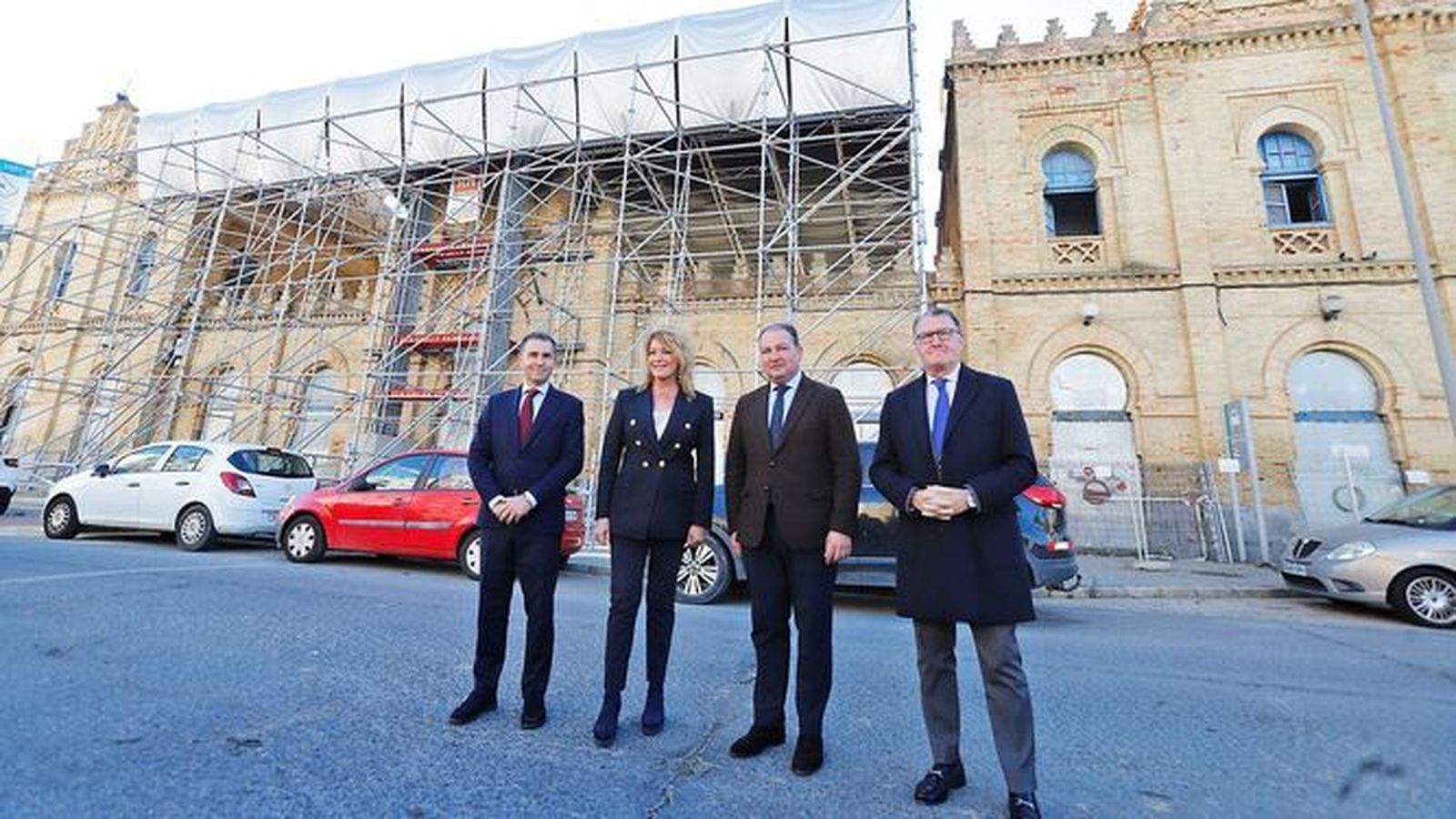 Felipe Arias, Pilar Miranda, David Toscano y José Manuel Zamora.
