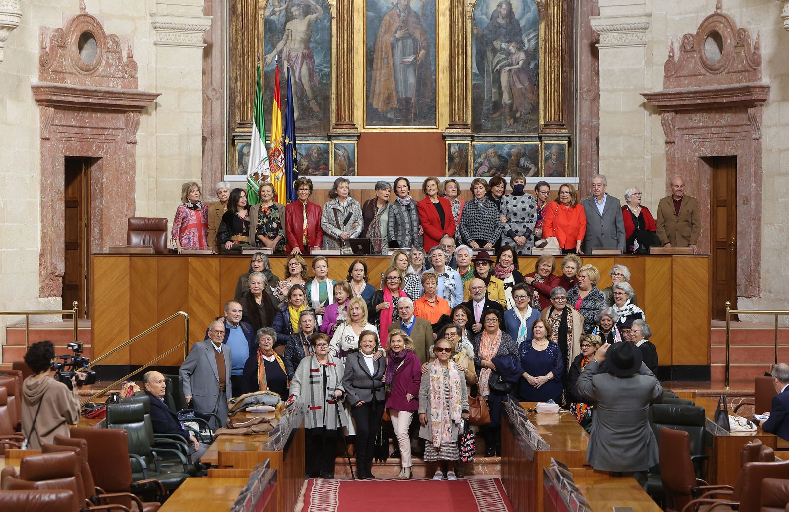 Visita de la última promoción de enfermería(1972) que trabajó en el Hospital de las Cinco Llagas