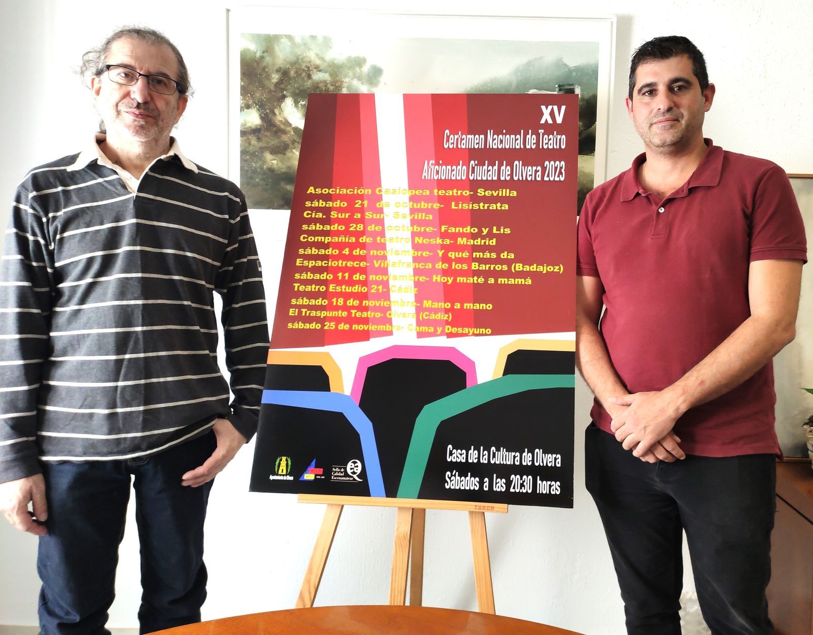 Presentación del Certamen Nacional de Teatro Aficionado Ciudad de Olvera