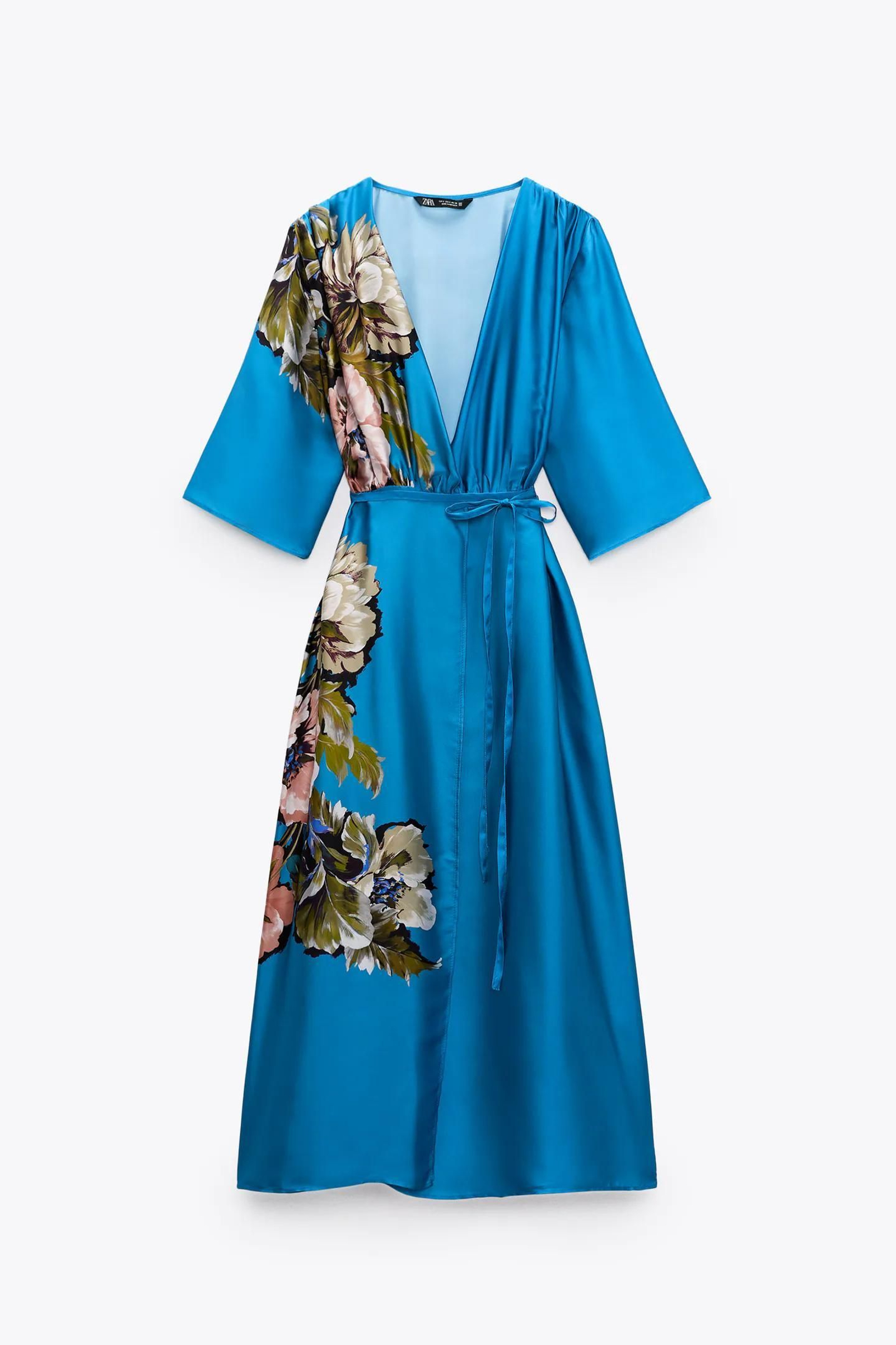 Vestido de invitada de Zara.