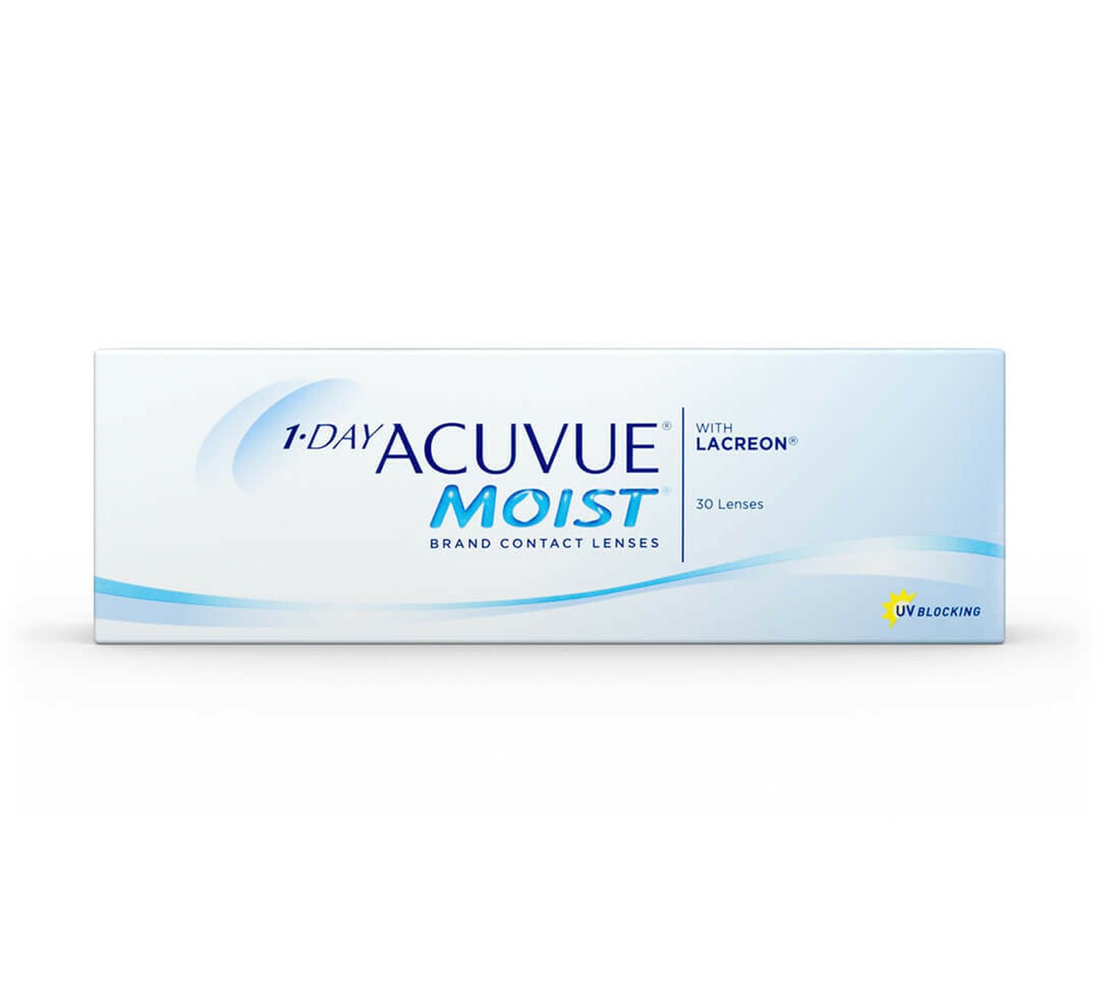 Un paquete de 1-Day Acuvue Moist de Johnson