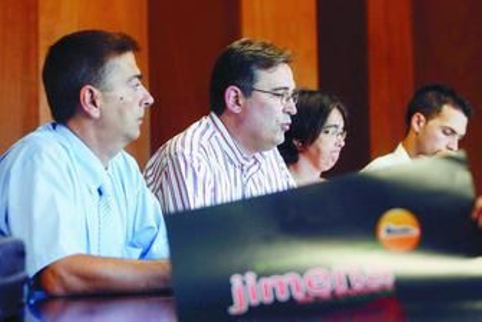 De izquierda a derecha, Mogollo, Collado, Beneroso y Rondón, en la presentación del festival.