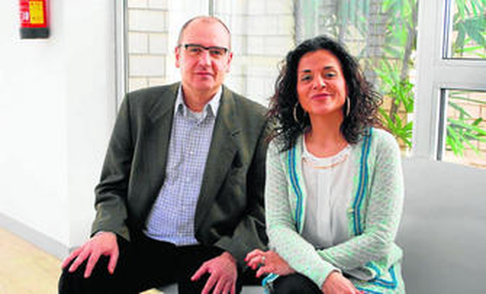 Francesc Calvo Ortega y Almudena Guarnido Rueda, directores del curso Crisis económica y desigualdad social.