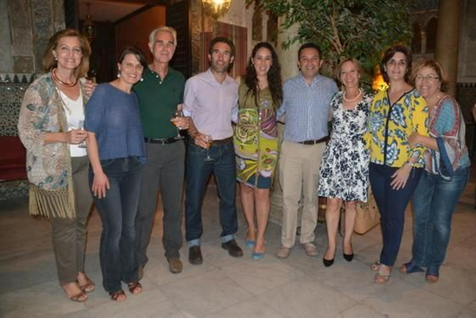 Isabel Morales, Beatriz Bocardo, José Exposito, Enrique Jódar, Lidia Sánchez Galán, Lourdes Roldán, Rocío Cortés y Lola Rodríguez.

Foto: Ignacio Casas de Ciria