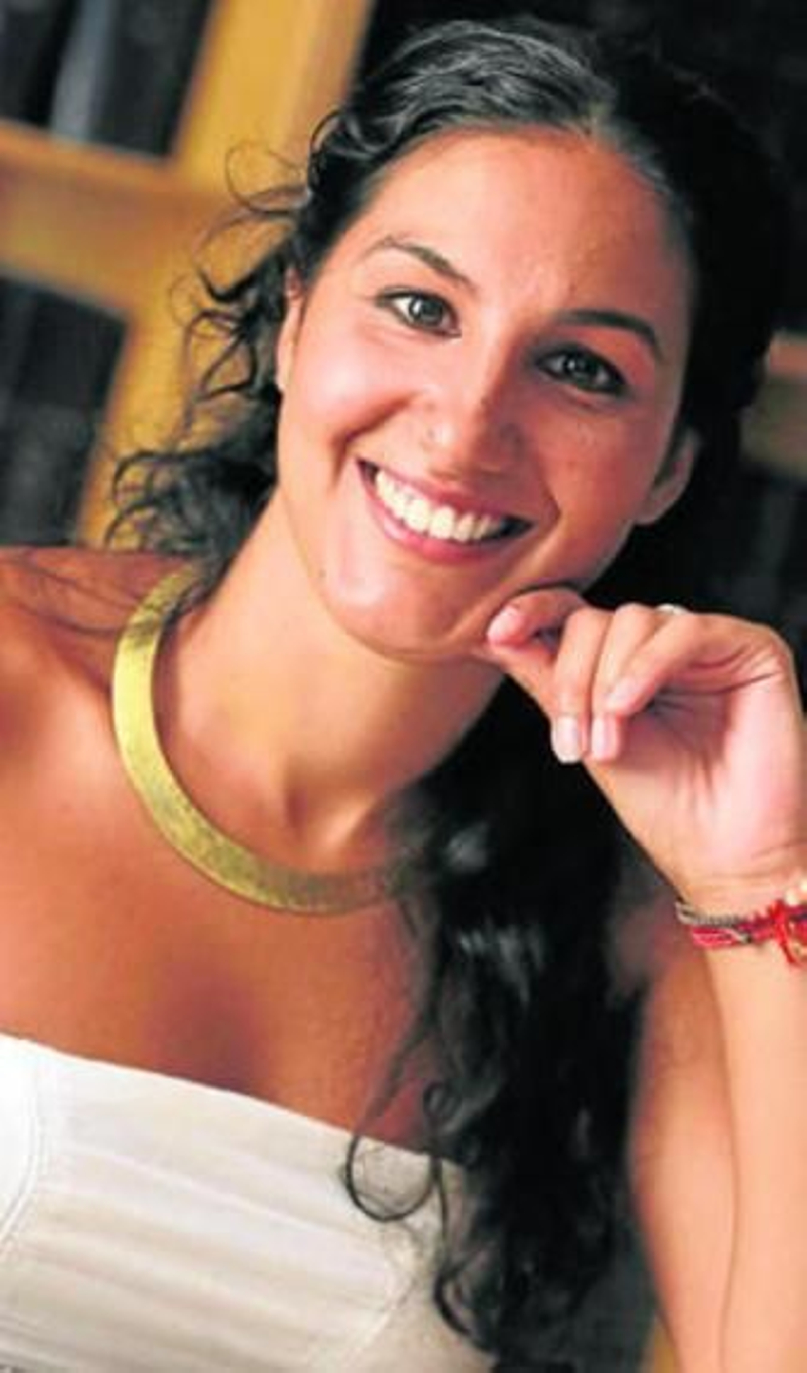 Antonia Medrano sonríe durante la entrevista, días atrás.