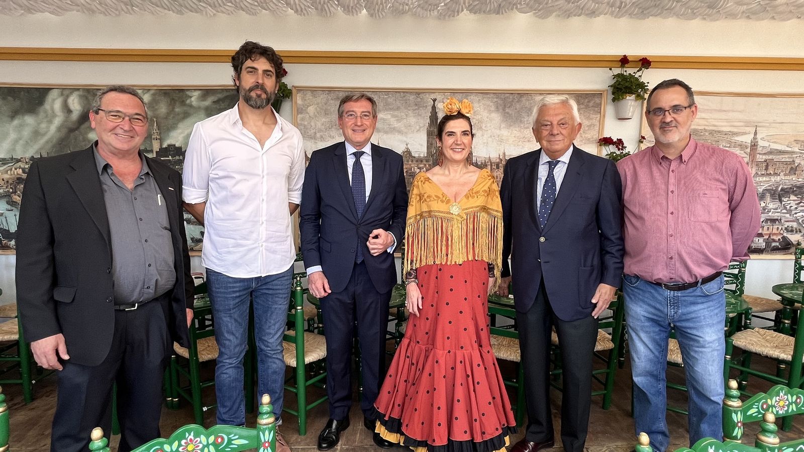 Antonio de Diego, Carlos Aristu, Rocío Blanco, Francisco Herrero y Paco Fernández.