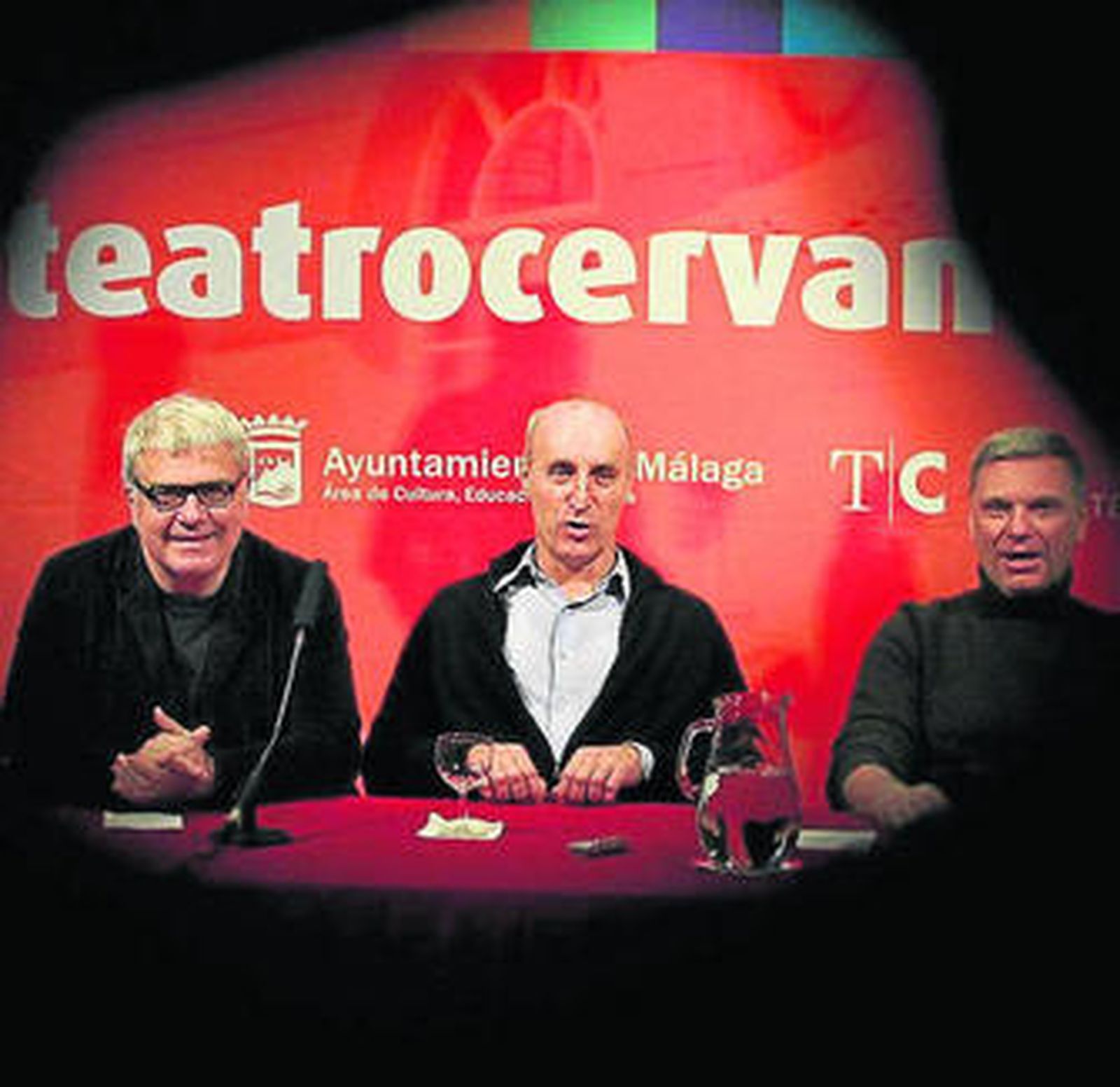 Tricicle, ayer, en el Teatro Cervantes.