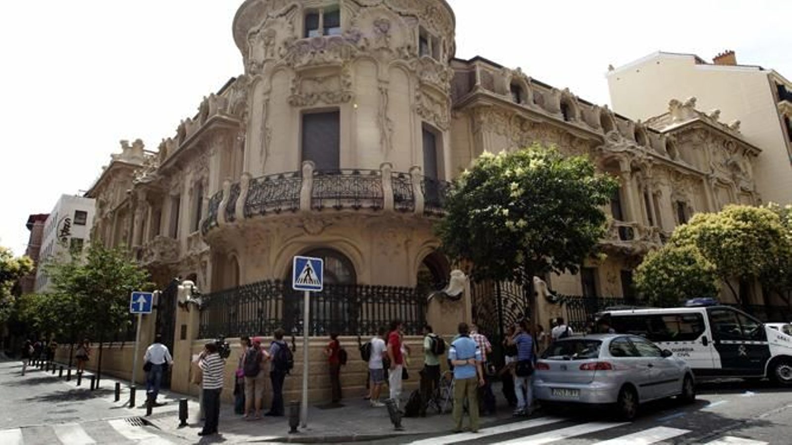 El Palacio de Longoria, sede central de la SGAE en Madrid.