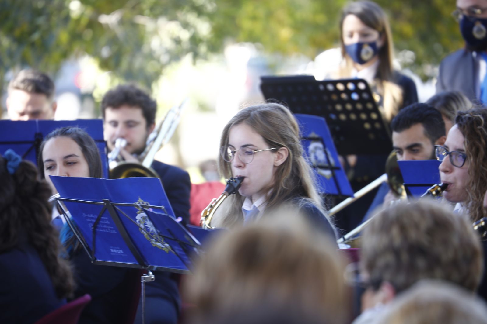 La banda de música de la Estrella inaugura Viento Joven en el quiosco de La Victoria de Córdoba