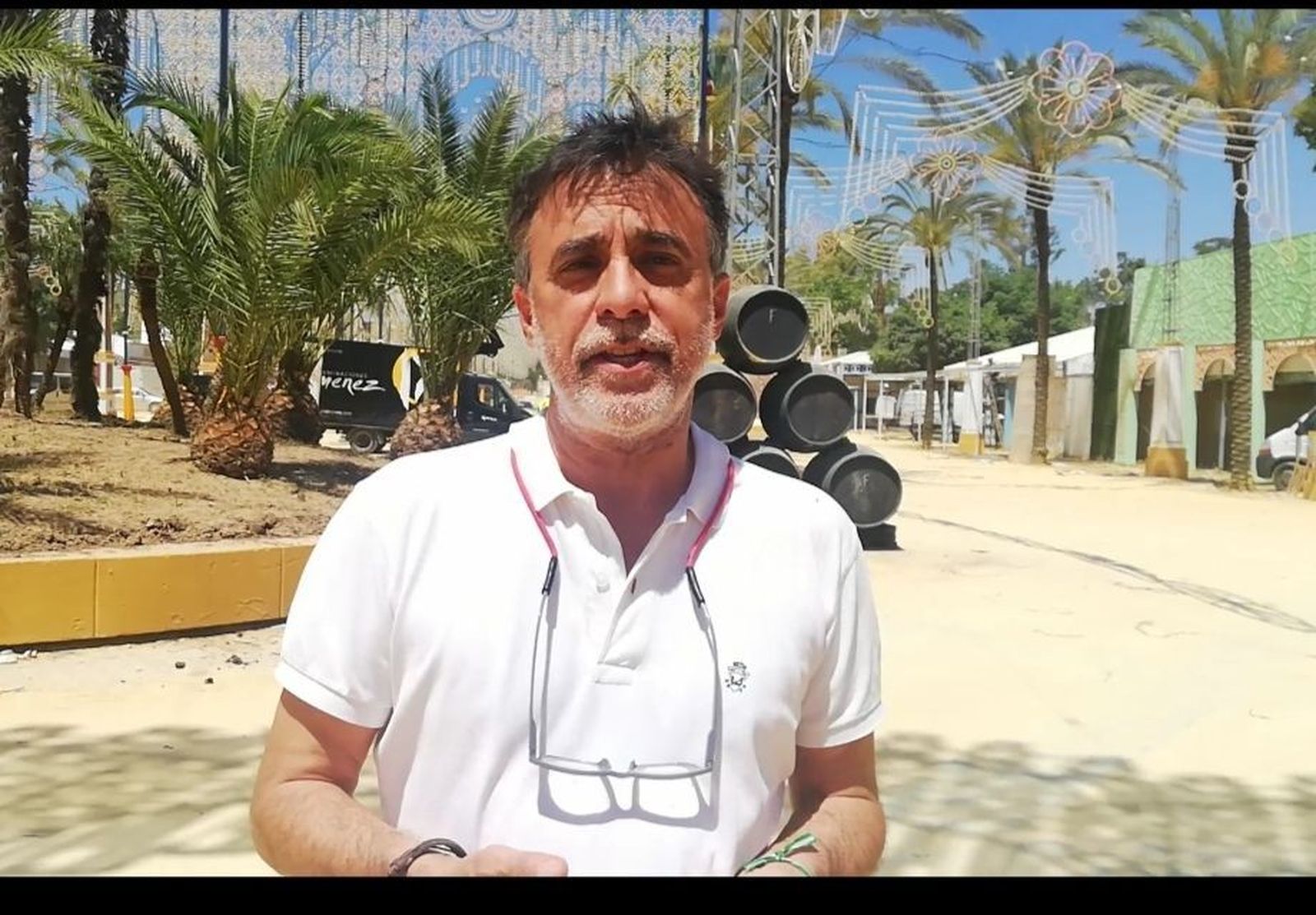 Carlos Fernández, en la Feria del Caballo.