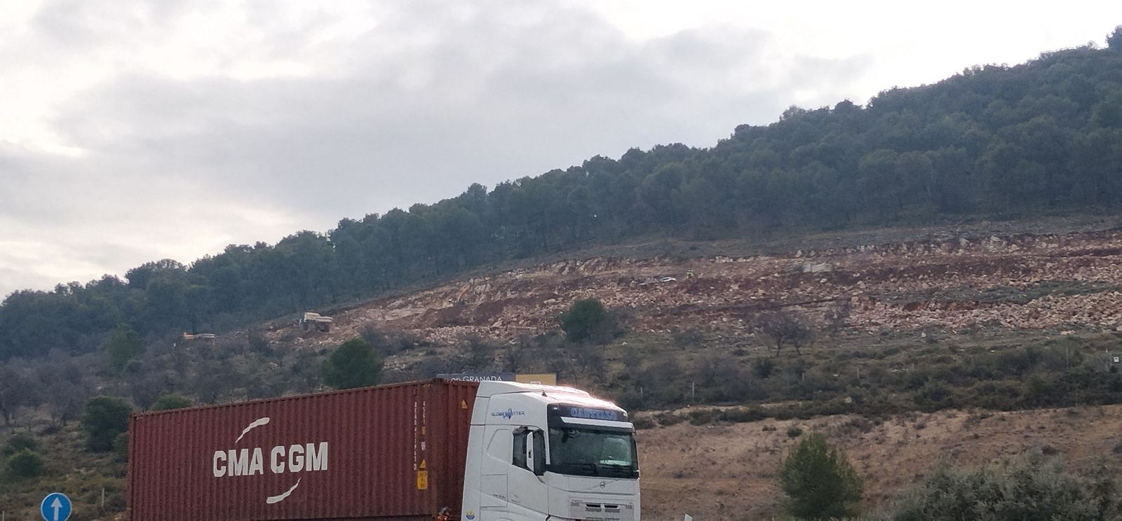 Obras en la Variante de Loja en el tramo A-92