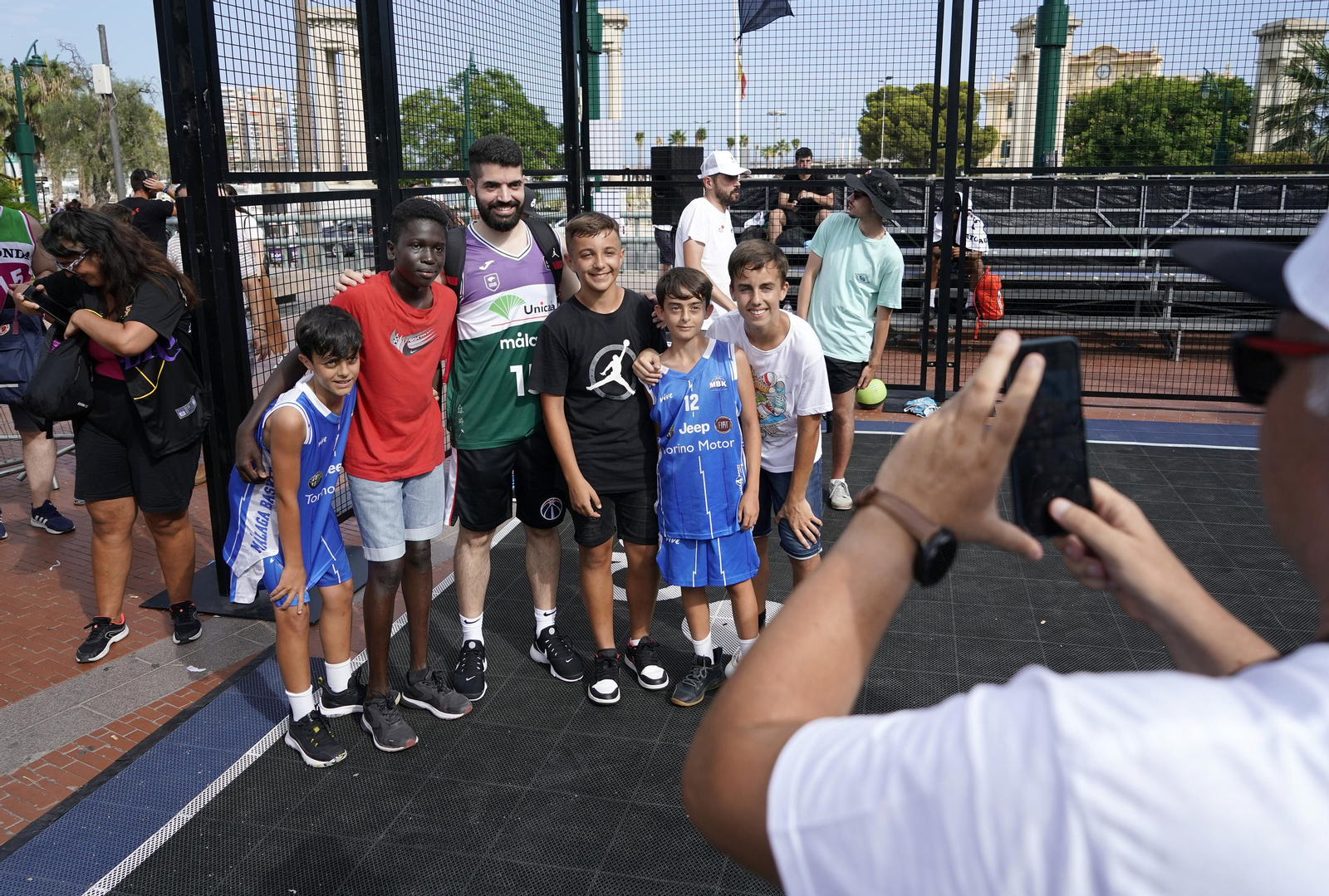 La Jaula Movistar promociona la Copa 2024 en Málaga