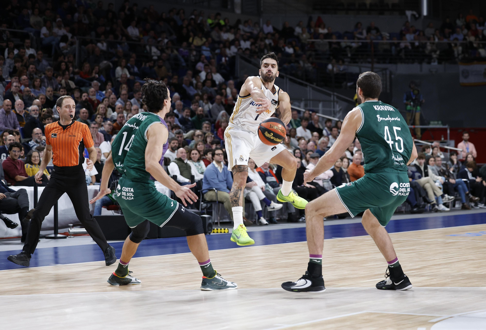 El Real Madrid-Unicaja, en fotos