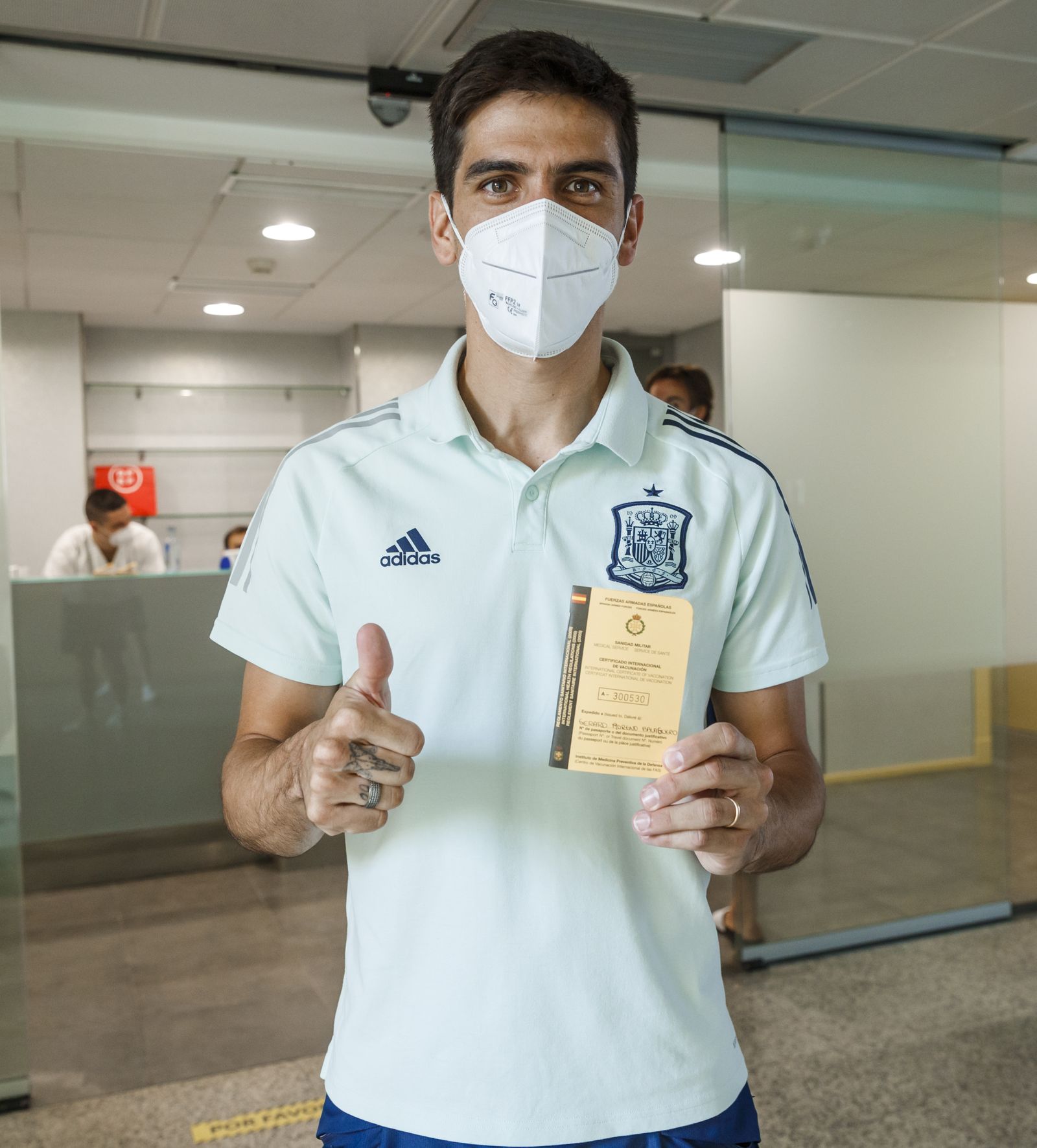 La vacunación de la selección española de fútbol para la Eurocopa