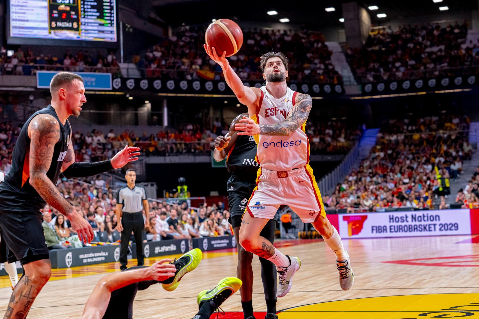 Las mejores fotos del España-Alemania de baloncesto