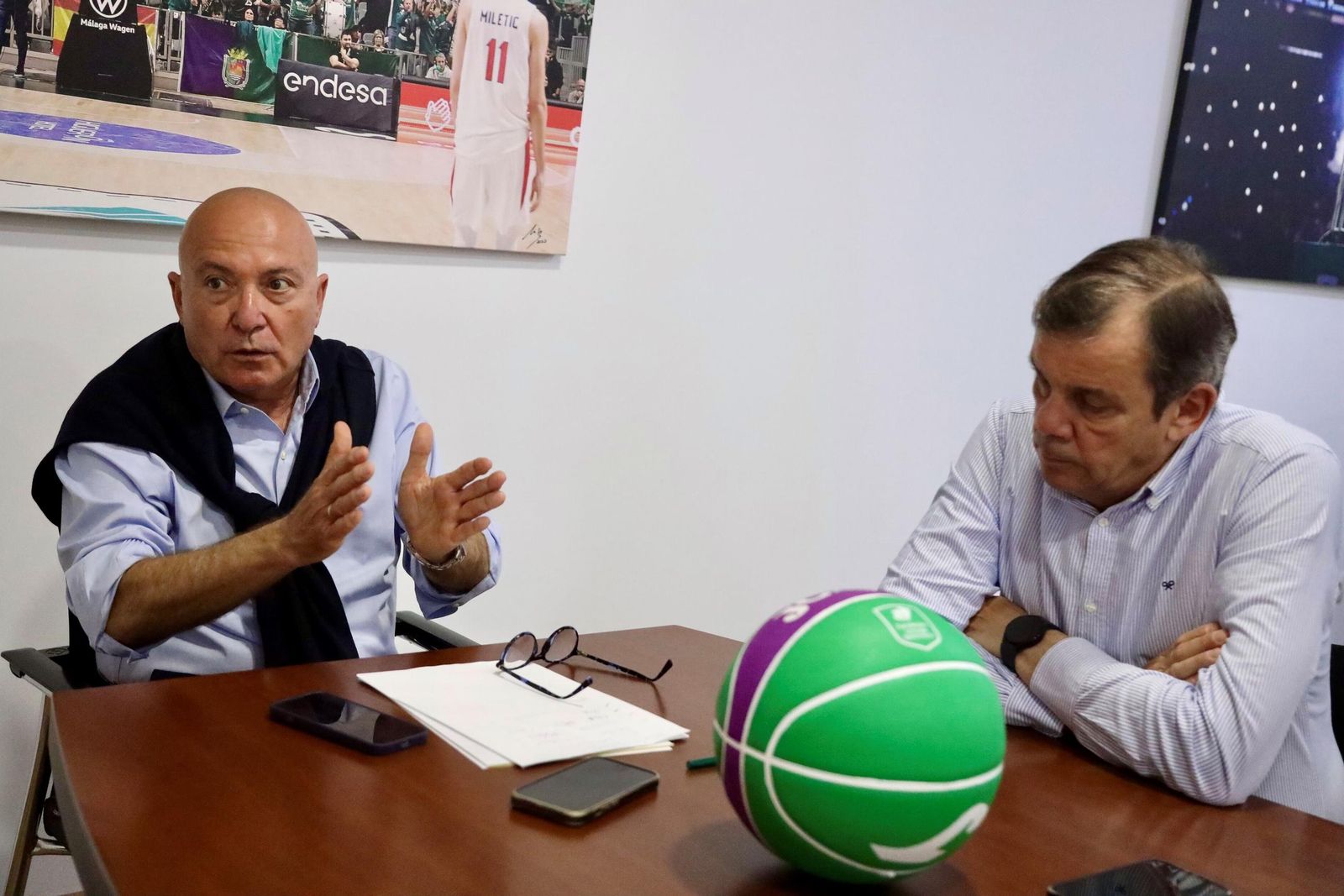 La entrevista a López Nieto y Juanma Rodríguez, en fotos