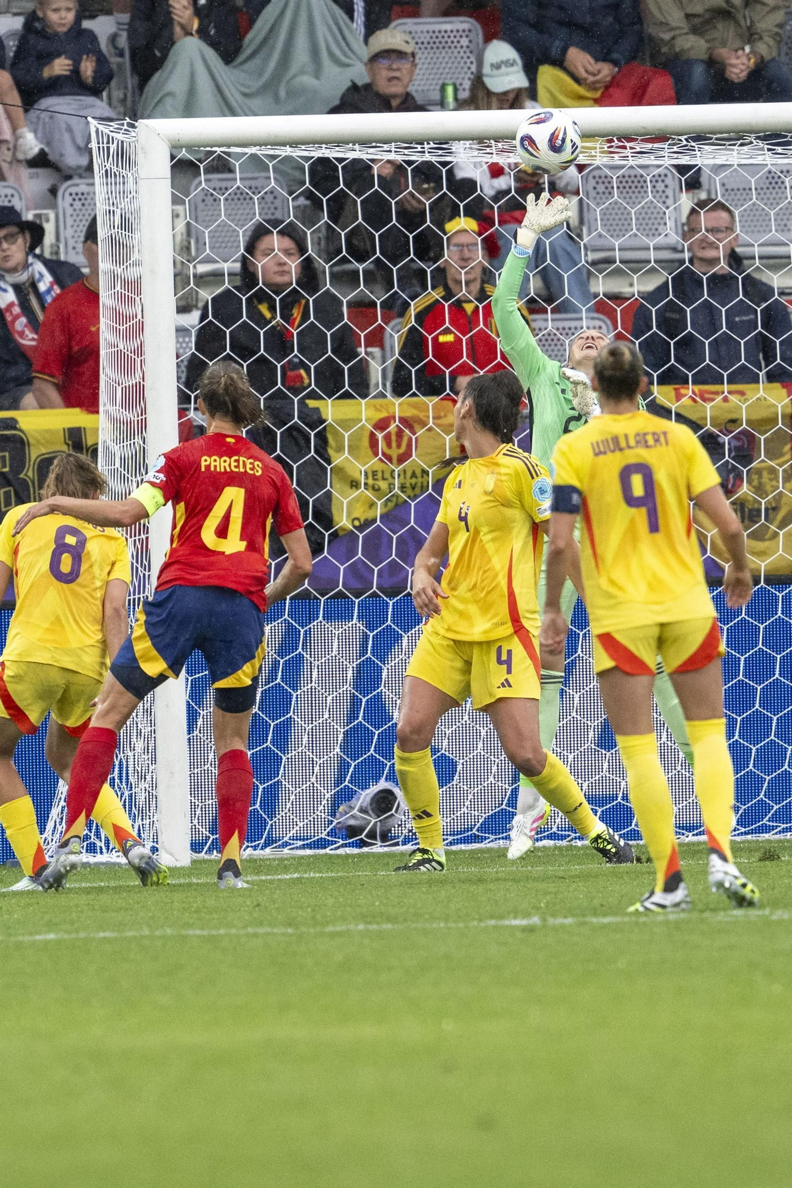 Las fotos de la goleada de España sobre Bélgica en la Eurocopa femenina