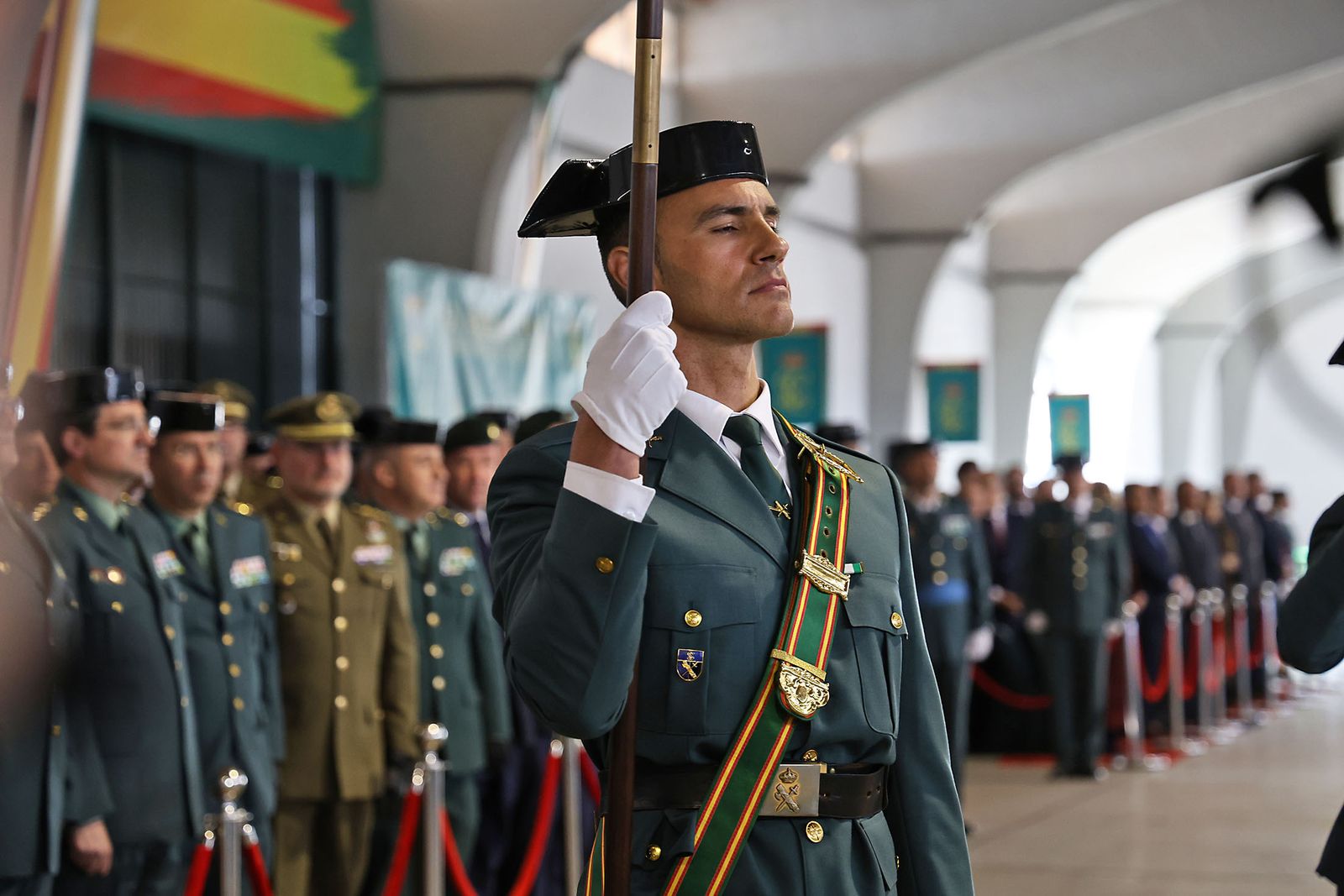 Imágenes de la jura del cargo de Julio Serrano Checa como Jefe de la Comandancia de la Guardia Civil de Huelva