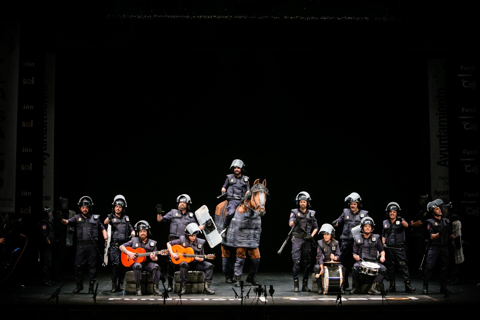 La chirigota "Jarabe de Palo"