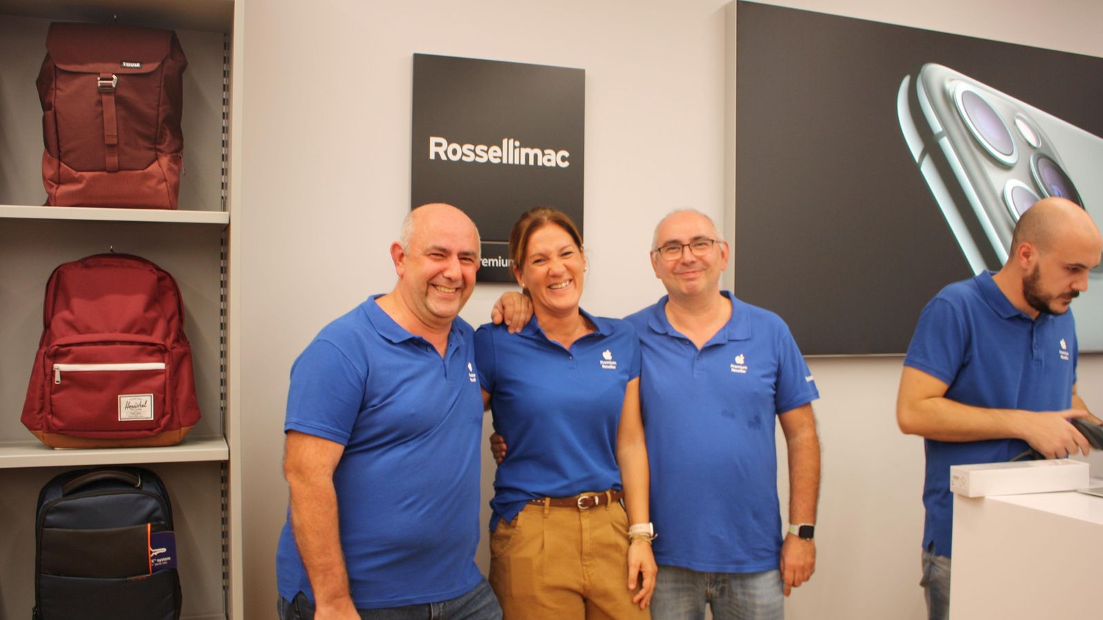 Juan Carlos López, Reyes Romero y Alejandro López.