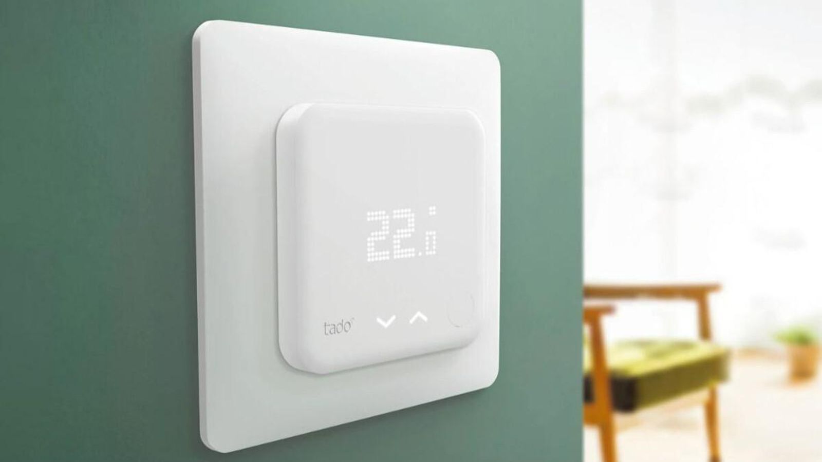 Termostato inteligente en una vivienda