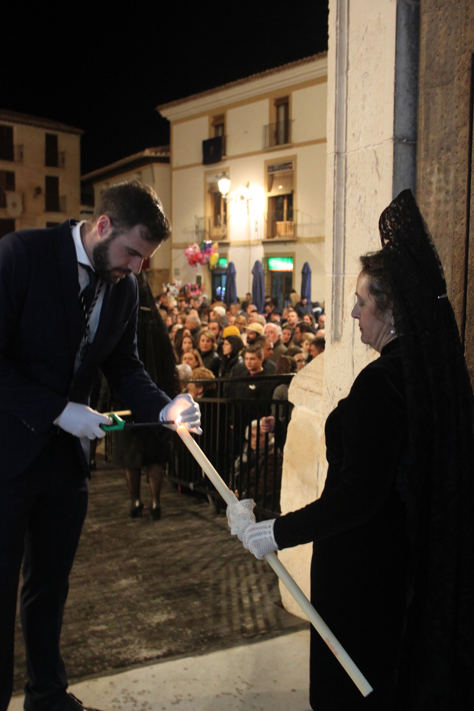 Las imágenes de las procesiones del Jueves Santo en Vélez Rubio