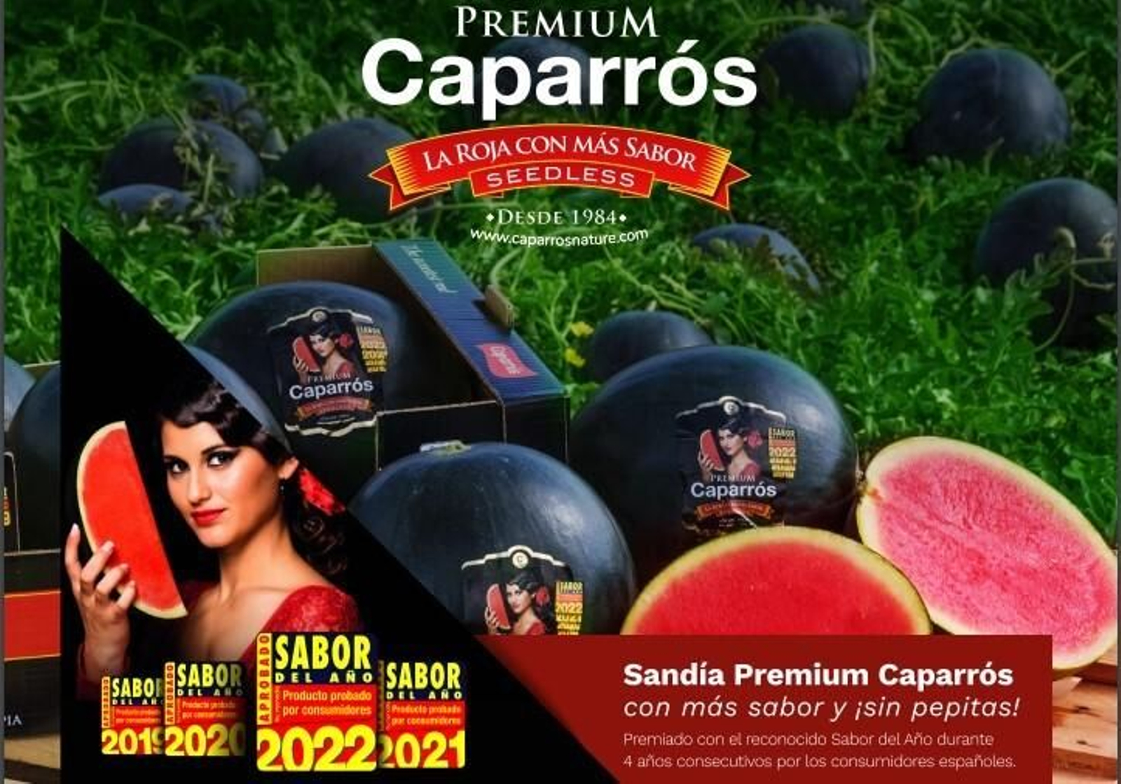 La sandía Caparrós Premium es elegida Sabor del Año 2022