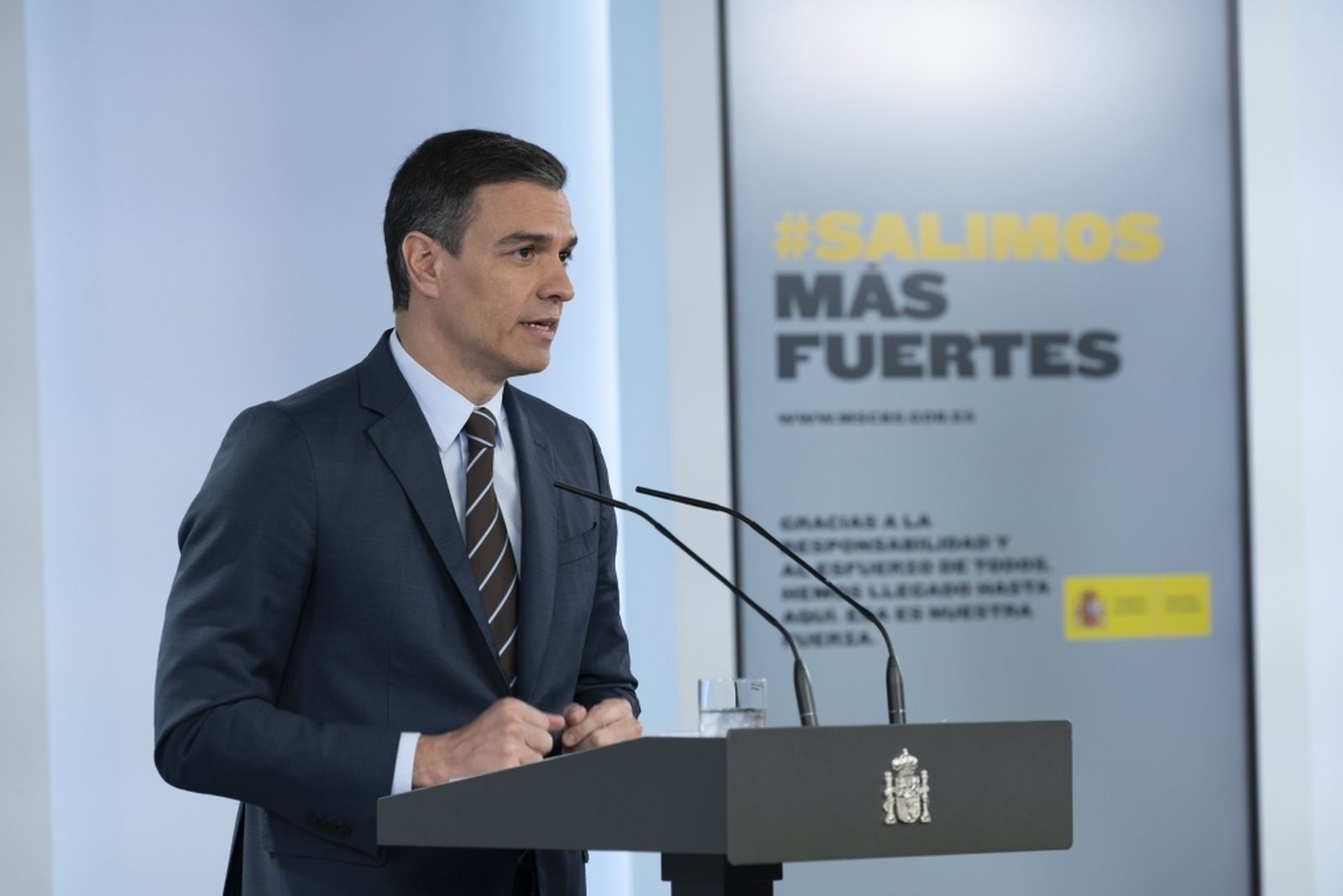 El presidente Pedro Sánchez, en la rueda de prensa donde ha anunciado el plan.