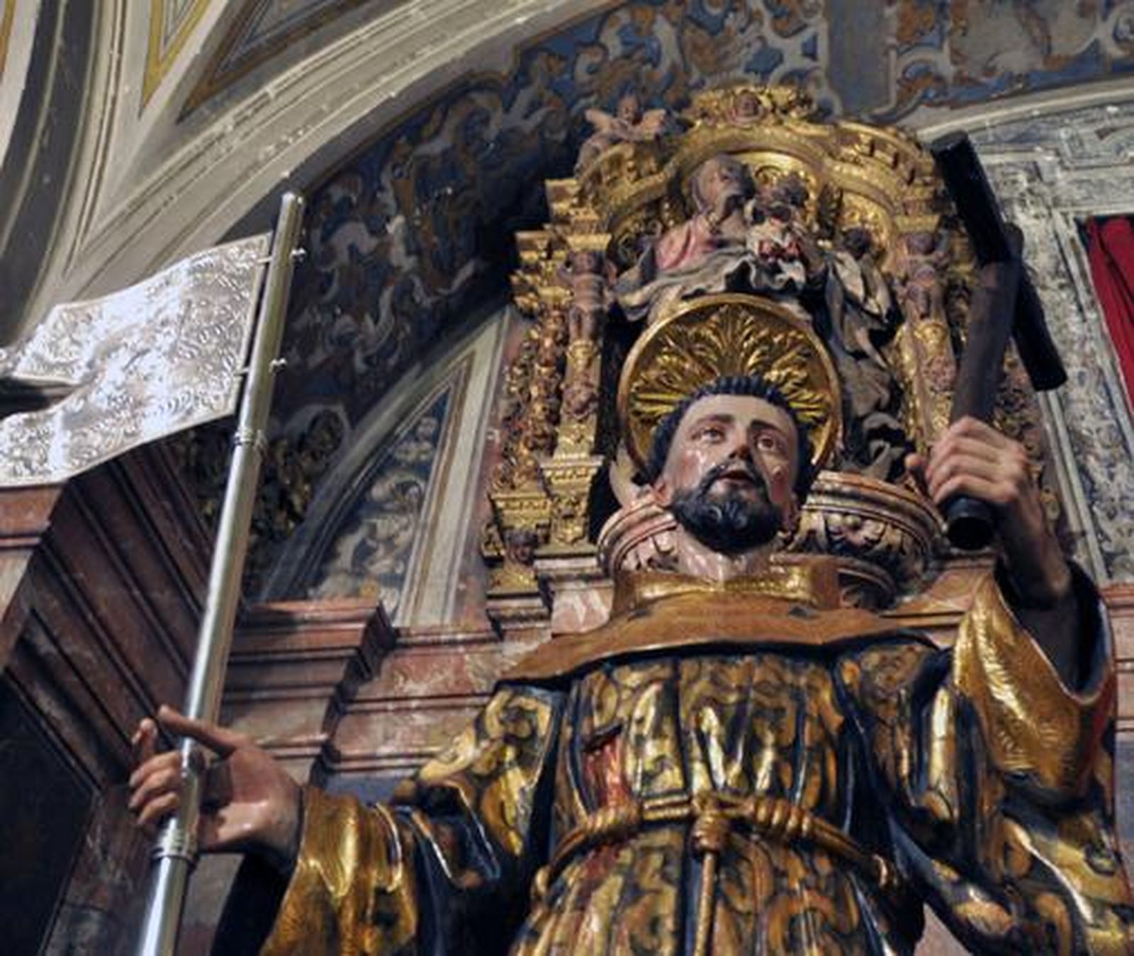 El coro de la Magdalena acoge una exposición de las imágenes restauradas.

Foto: Manuel Gómez