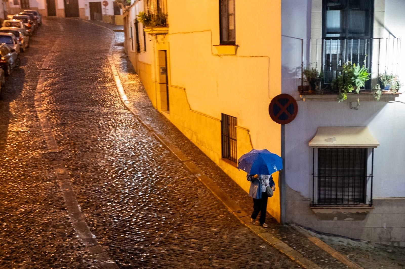 Lluvia en Ronda, este lunes. Lluvia en Ronda, este lunes.