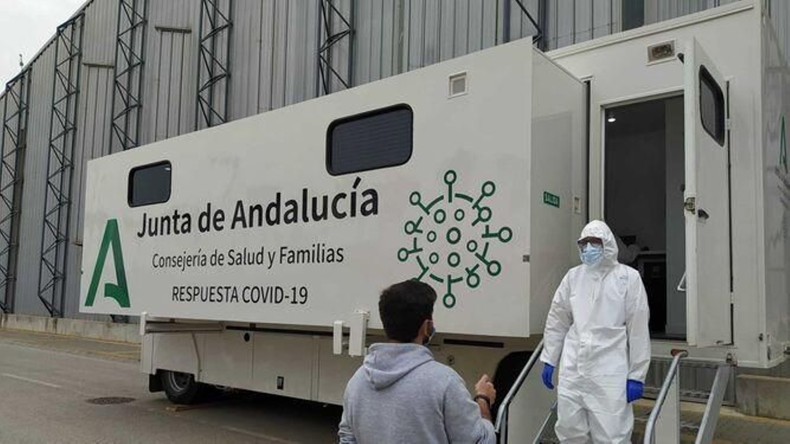 Unidad móvil para un cribado masivo.