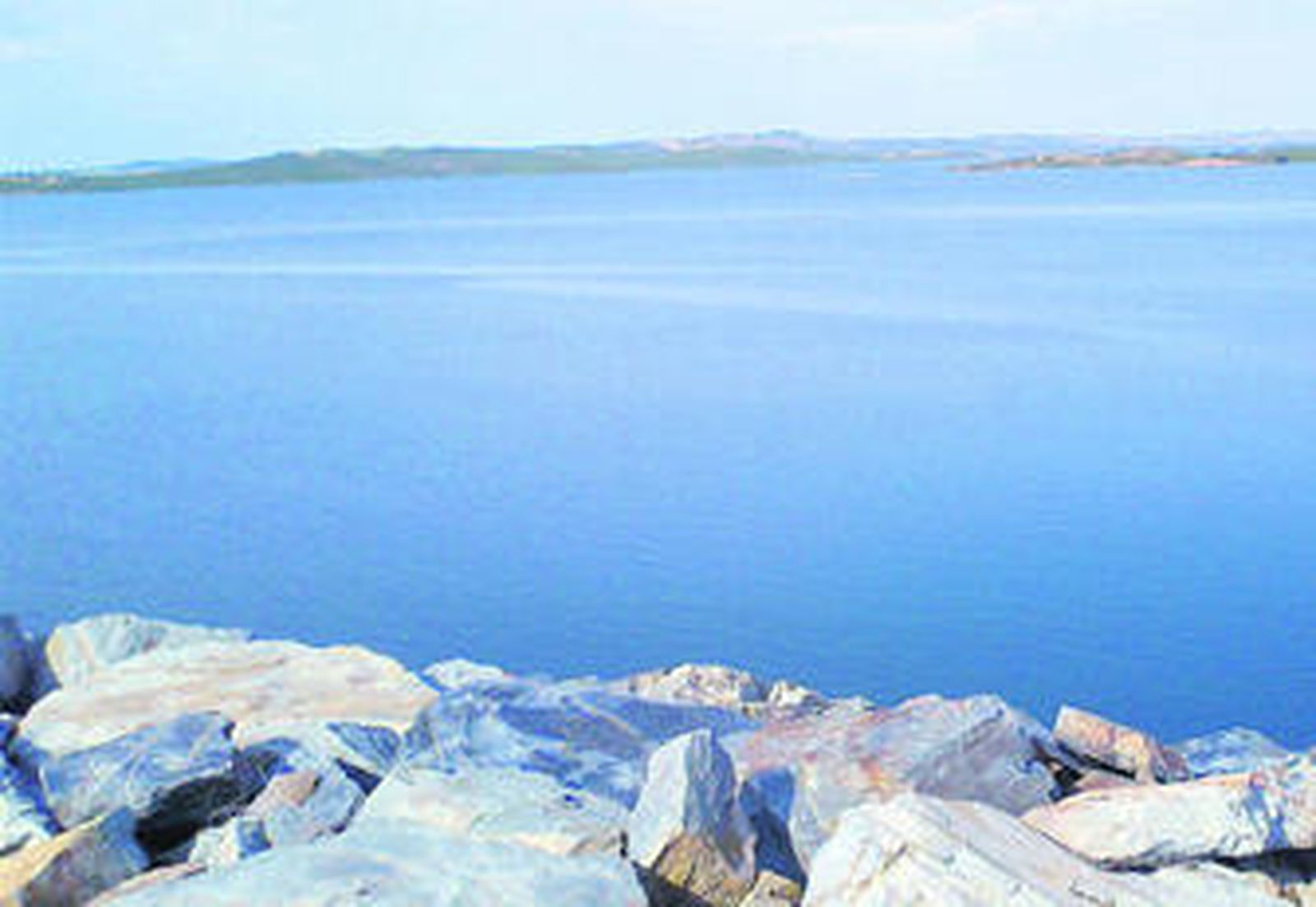 Panorámica del pantano del Andévalo.