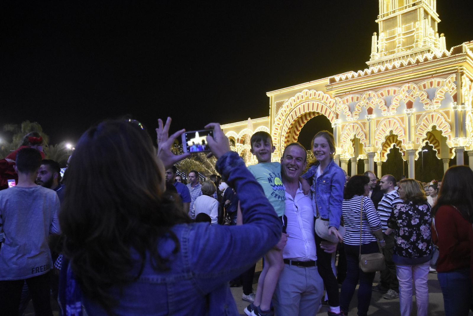 Imágenes de la primera noche de Feria