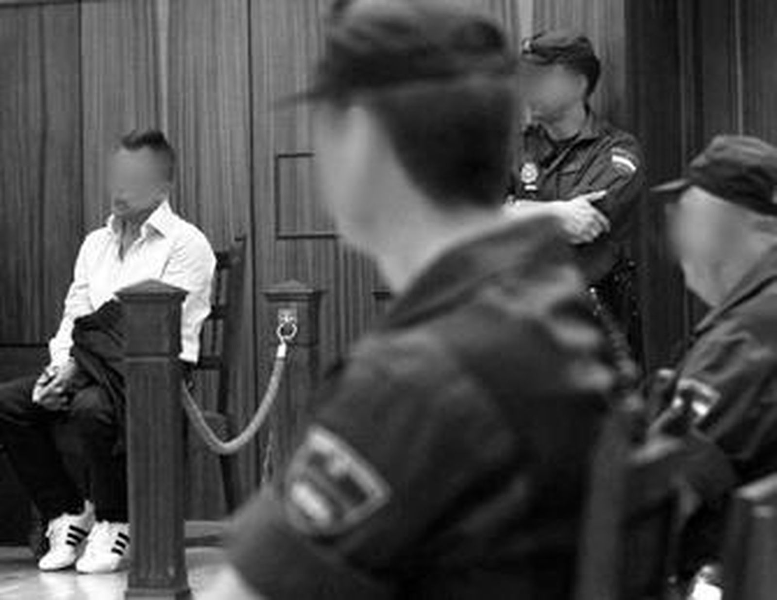 El acusado, en un momento del juicio.