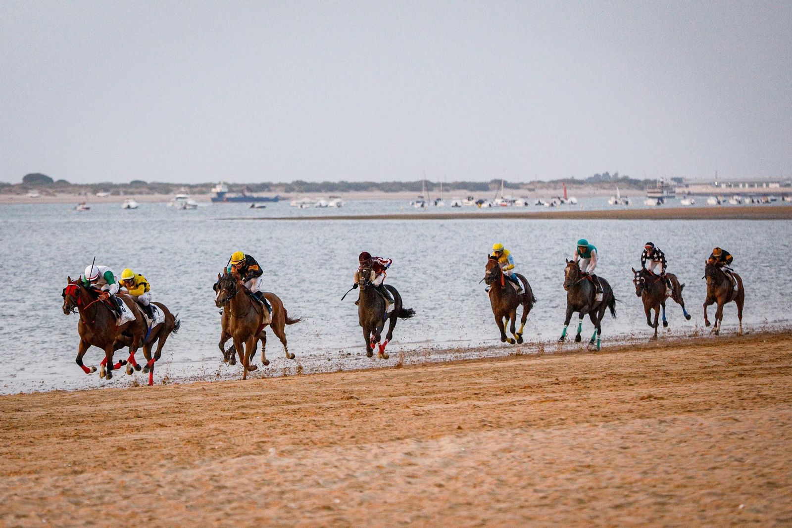 Imágenes de la segunda jornada del ciclo inicial de las Carreras de Caballos de Sanlúcar 2025
