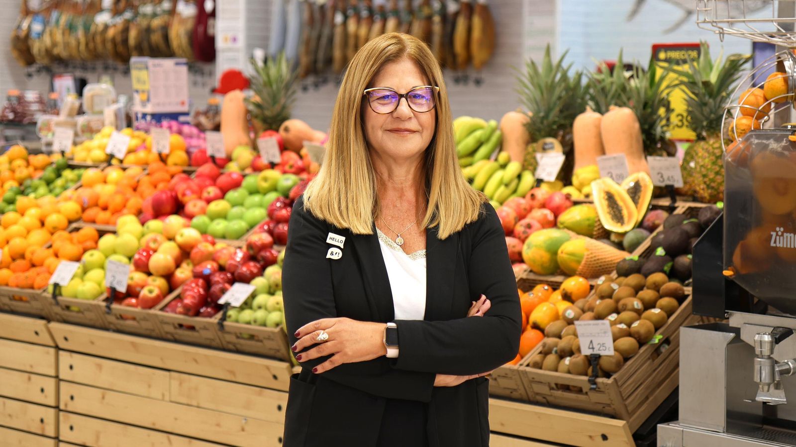 Mabel Díaz, directora de Supermercados El Jamón.