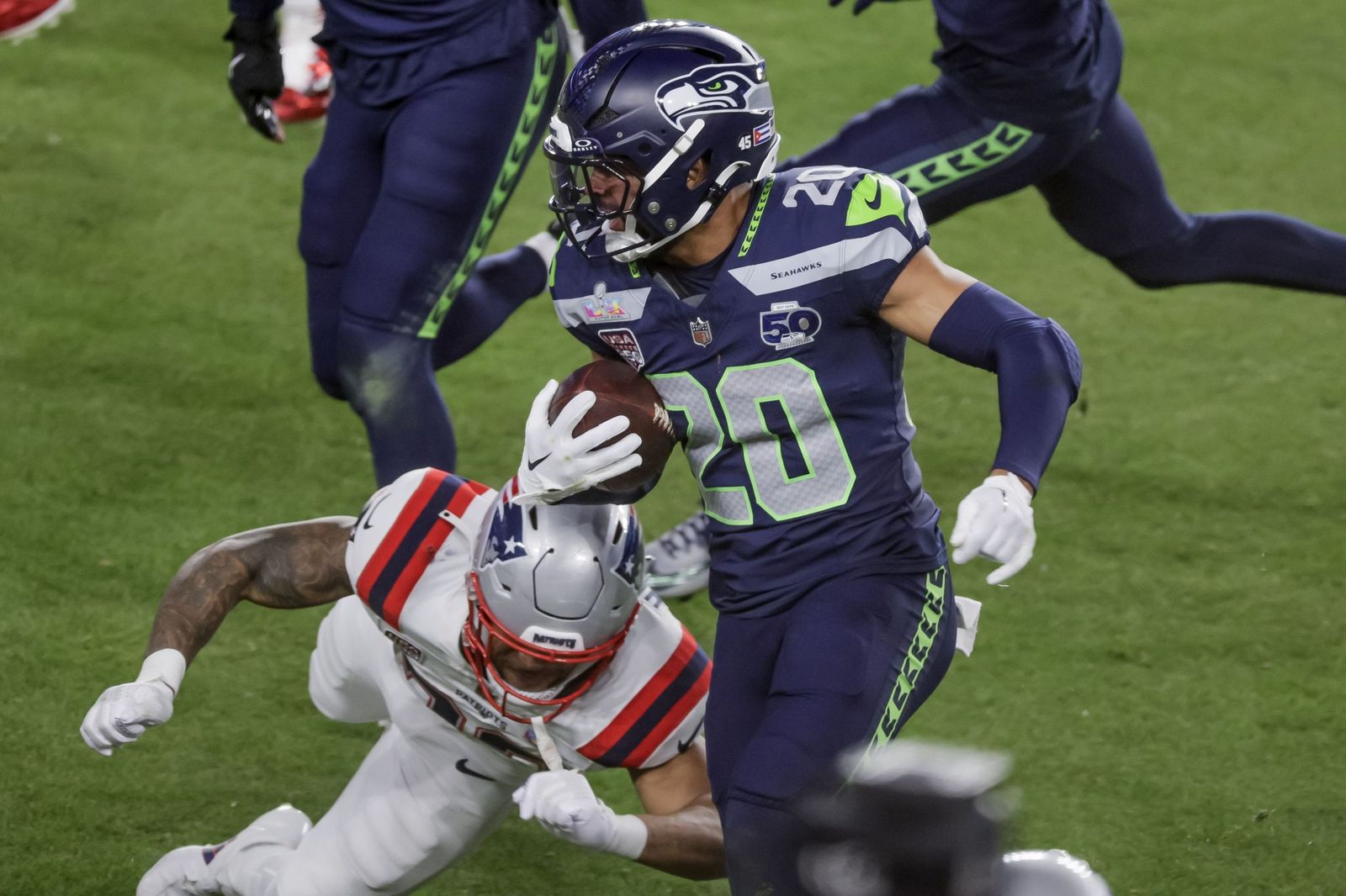 Las mejores fotos de la Super Bowl con la actuación de Bad Bunny