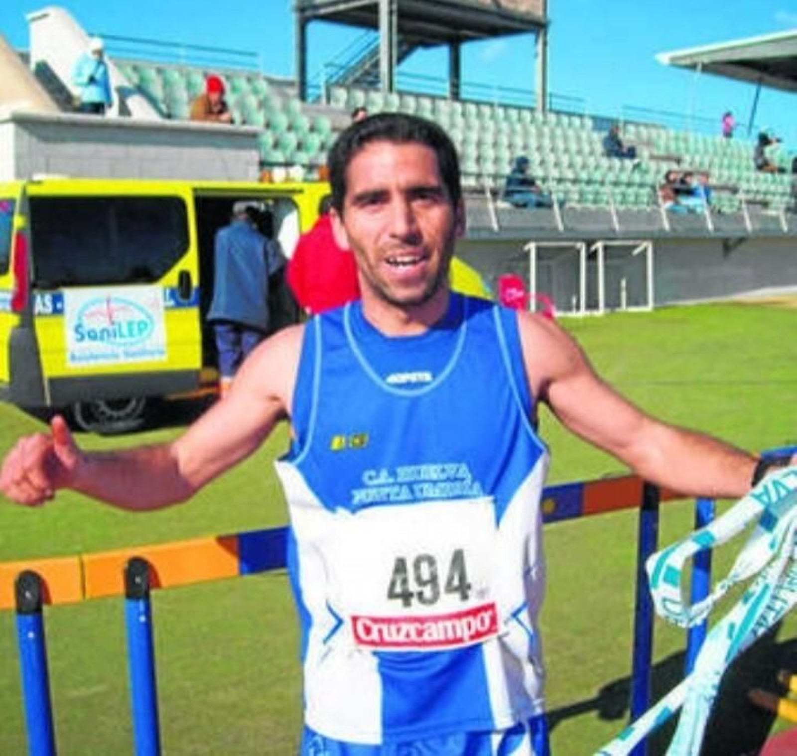 Daniel Andivia logró el mejor tiempo en esta carrera solidaria.