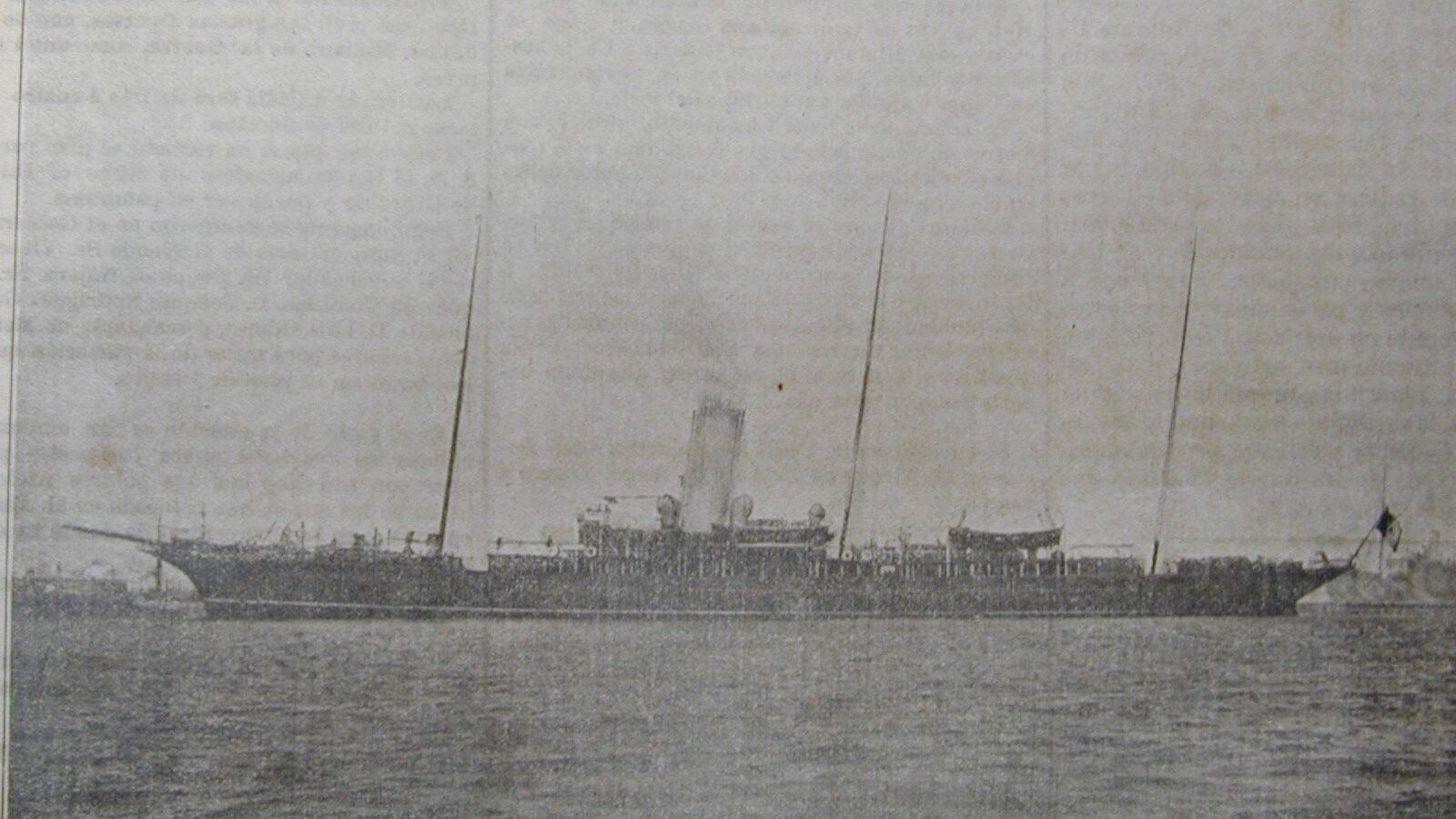 Yate real Giralda. Portada de Diario de Cádiz 1904