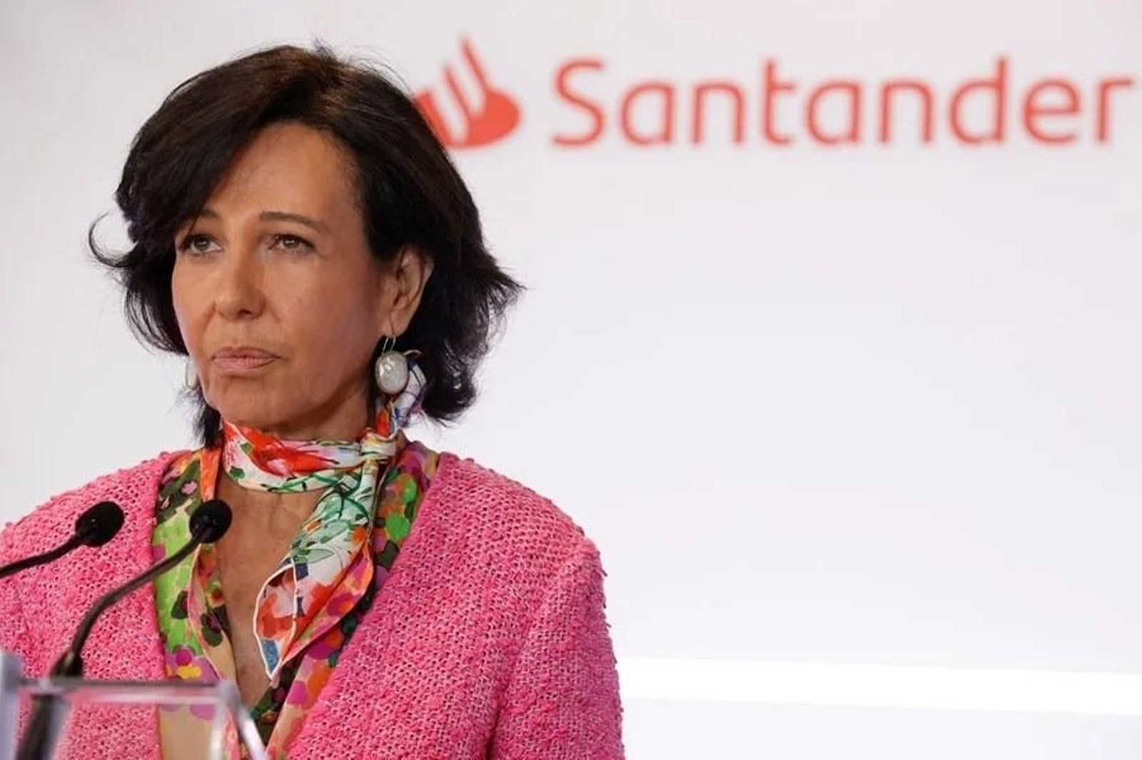 La presidenta de Banco Santander, Ana Botín, en una imagen de archivo.