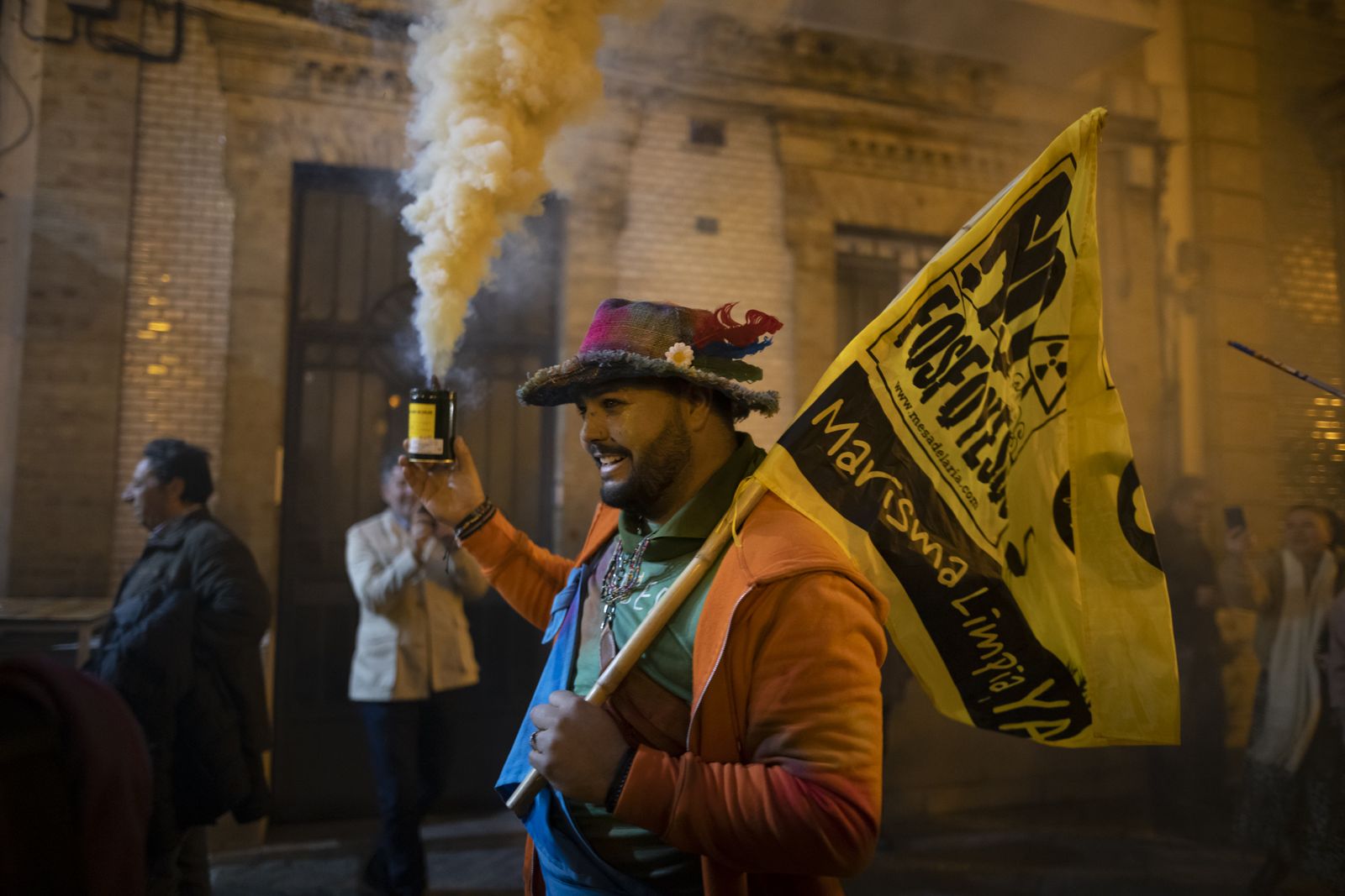 Ambiente en la final  del Carnaval Colombino